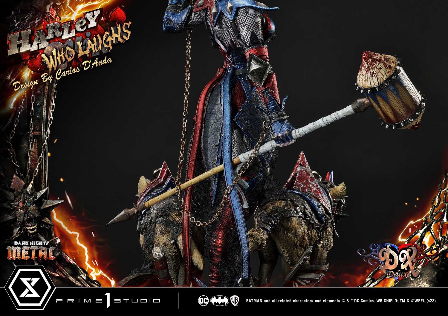 PRE-ORDER Prime1 Studio - Museum Masterline - Dark Nights: Metal (Comics) - Harley Quinn Who Laughs: Deluxe Bonus Ver. 1/3