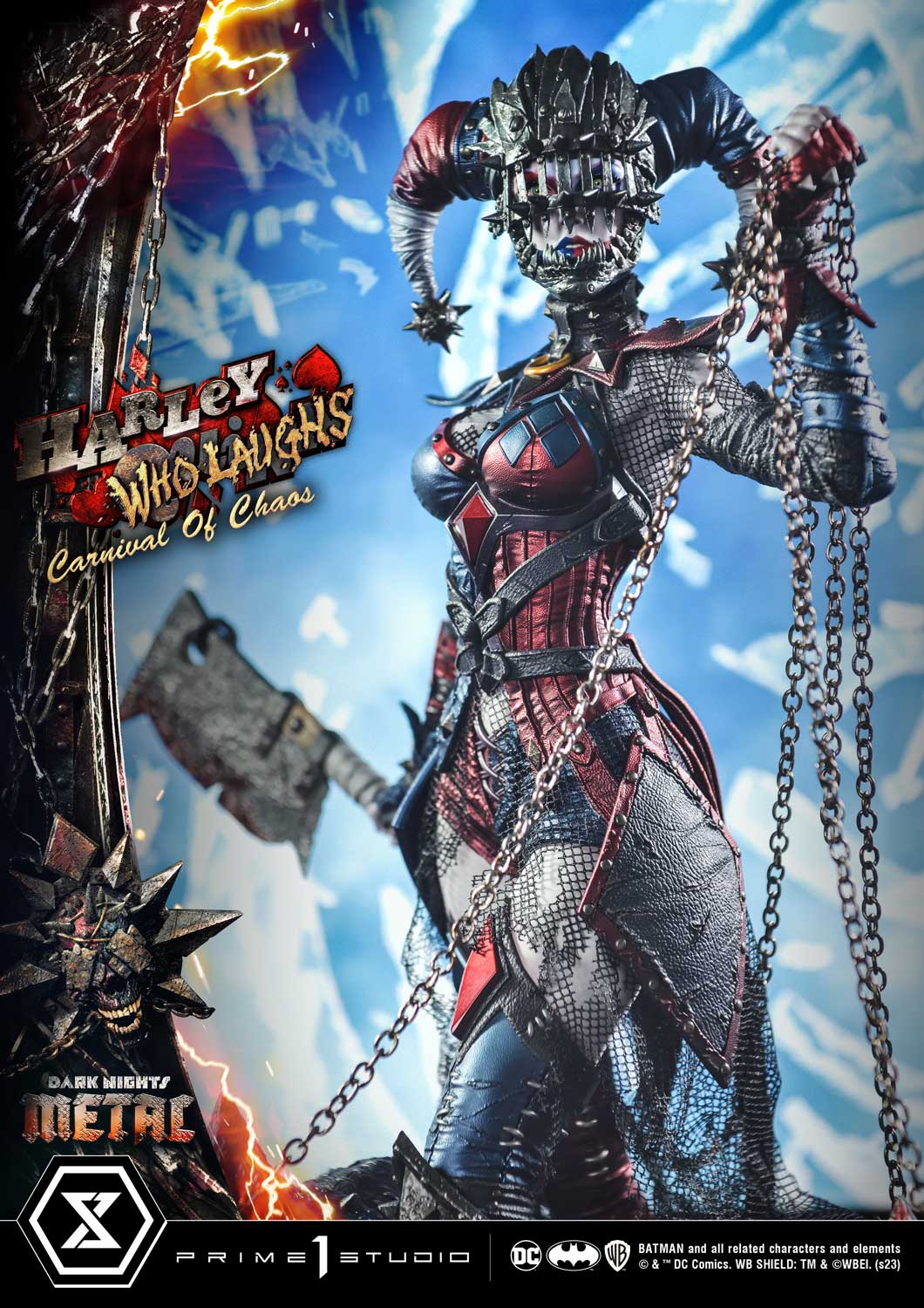 PRE-ORDER Prime1 Studio - Museum Masterline - Dark Nights: Metal (Comics) - Harley Quinn Who Laughs: Deluxe Bonus Ver. 1/3