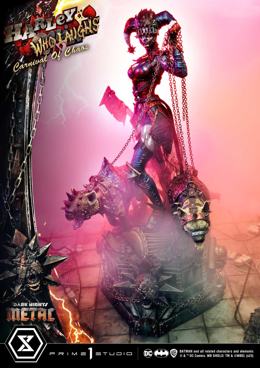 PRE-ORDER Prime1 Studio - Museum Masterline - Dark Nights: Metal (Comics) - Harley Quinn Who Laughs: Deluxe Bonus Ver. 1/3