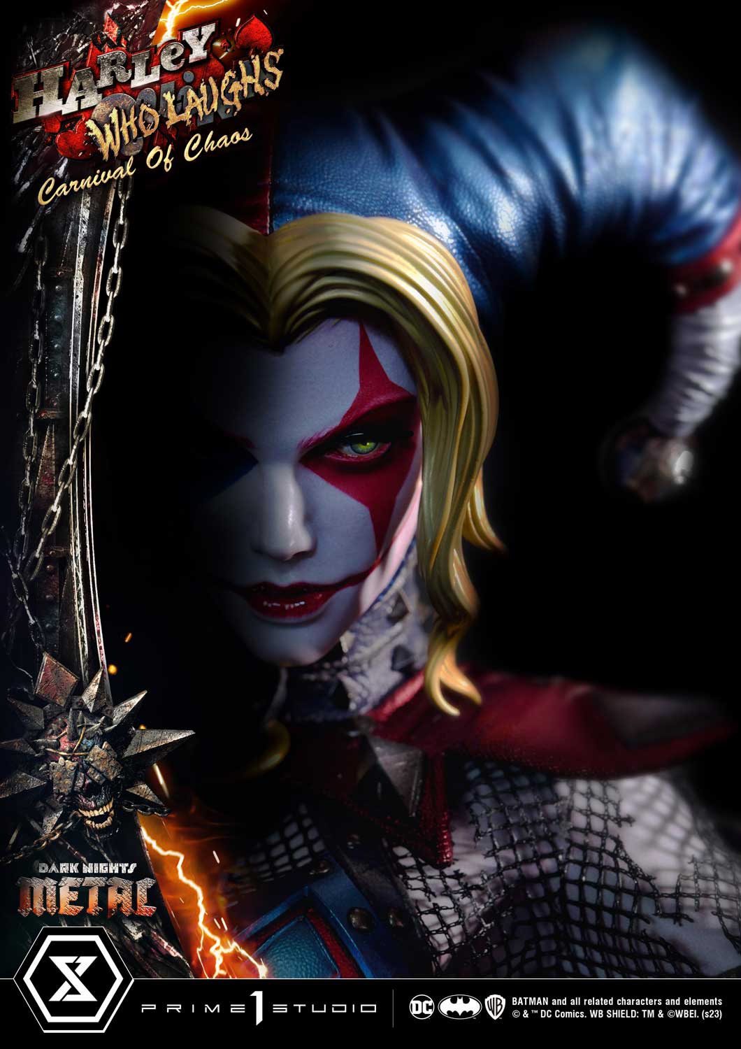 PRE-ORDER Prime1 Studio - Museum Masterline - Dark Nights: Metal (Comics) - Harley Quinn Who Laughs: Deluxe Bonus Ver. 1/3