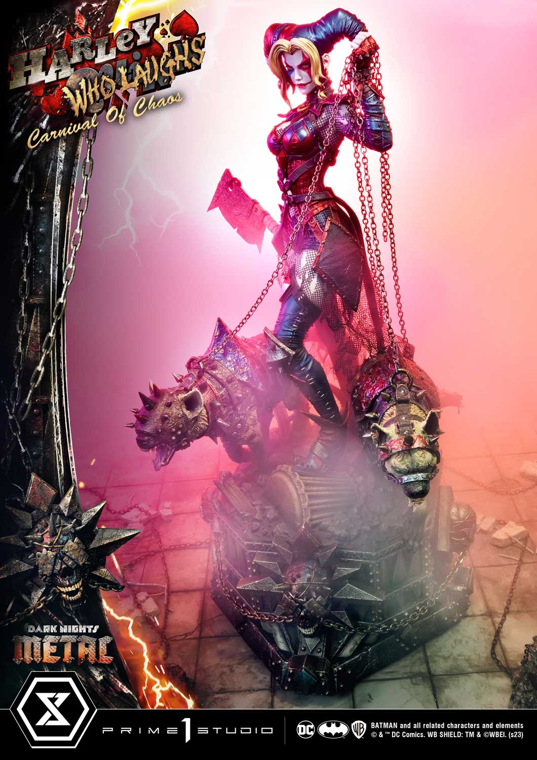 PRE-ORDER Prime1 Studio - Museum Masterline - Dark Nights: Metal (Comics) - Harley Quinn Who Laughs: Deluxe Bonus Ver. 1/3