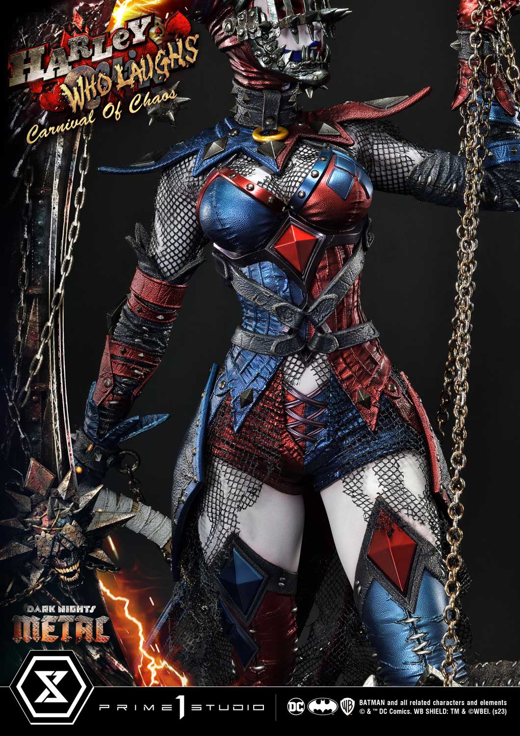 PRE-ORDER Prime1 Studio - Museum Masterline - Dark Nights: Metal (Comics) - Harley Quinn Who Laughs: Deluxe Bonus Ver. 1/3