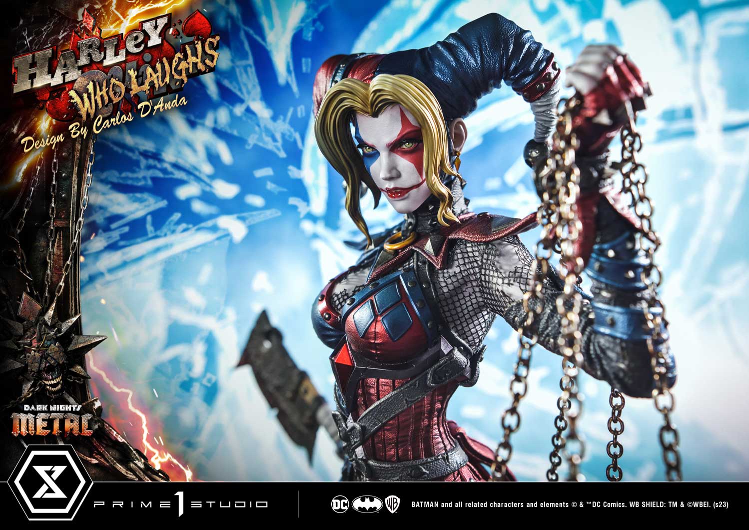 PRE-ORDER Prime1 Studio - Museum Masterline - Dark Nights: Metal (Comics) - Harley Quinn Who Laughs: Deluxe Bonus Ver. 1/3