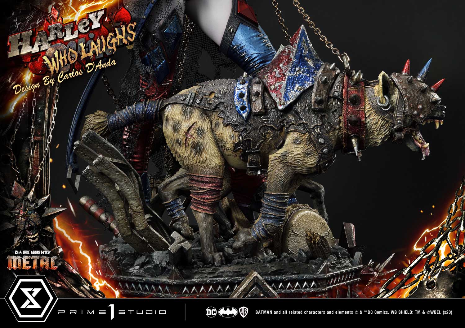 PRE-ORDER Prime1 Studio - Museum Masterline - Dark Nights: Metal (Comics) - Harley Quinn Who Laughs: Deluxe Bonus Ver. 1/3