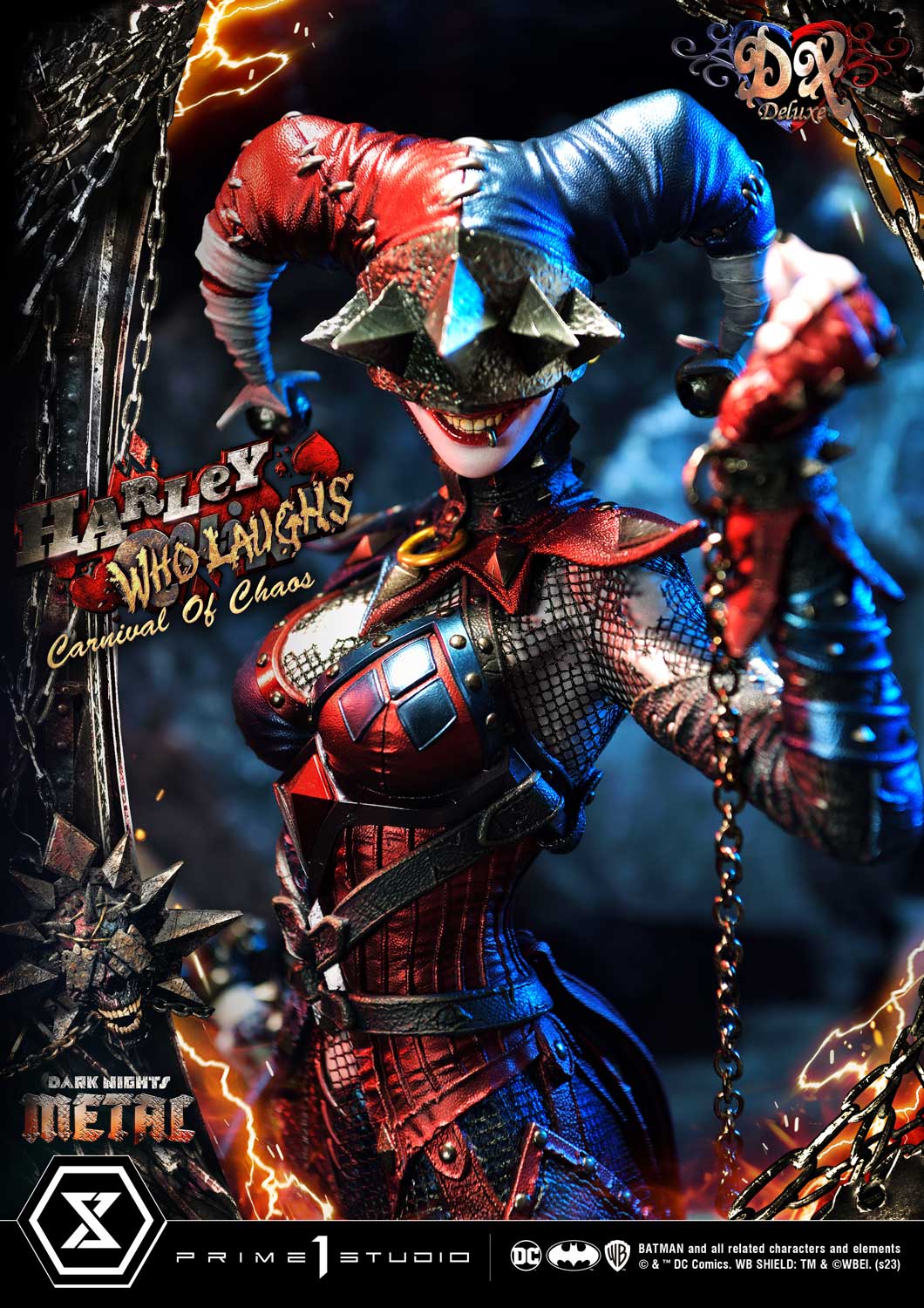 PRE-ORDER Prime1 Studio - Museum Masterline - Dark Nights: Metal (Comics) - Harley Quinn Who Laughs: Deluxe Ver. 1/3