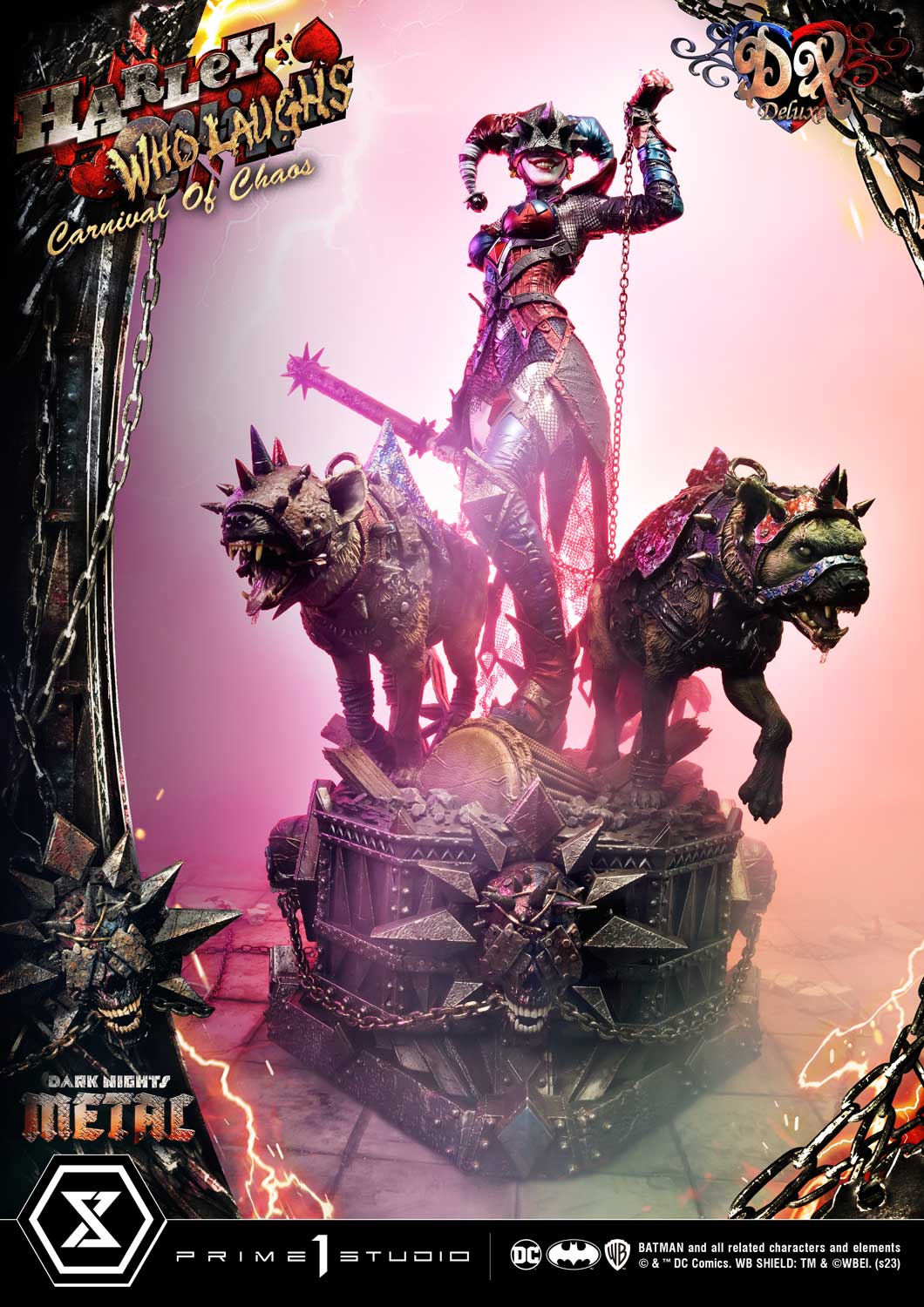 PRE-ORDER Prime1 Studio - Museum Masterline - Dark Nights: Metal (Comics) - Harley Quinn Who Laughs: Deluxe Ver. 1/3
