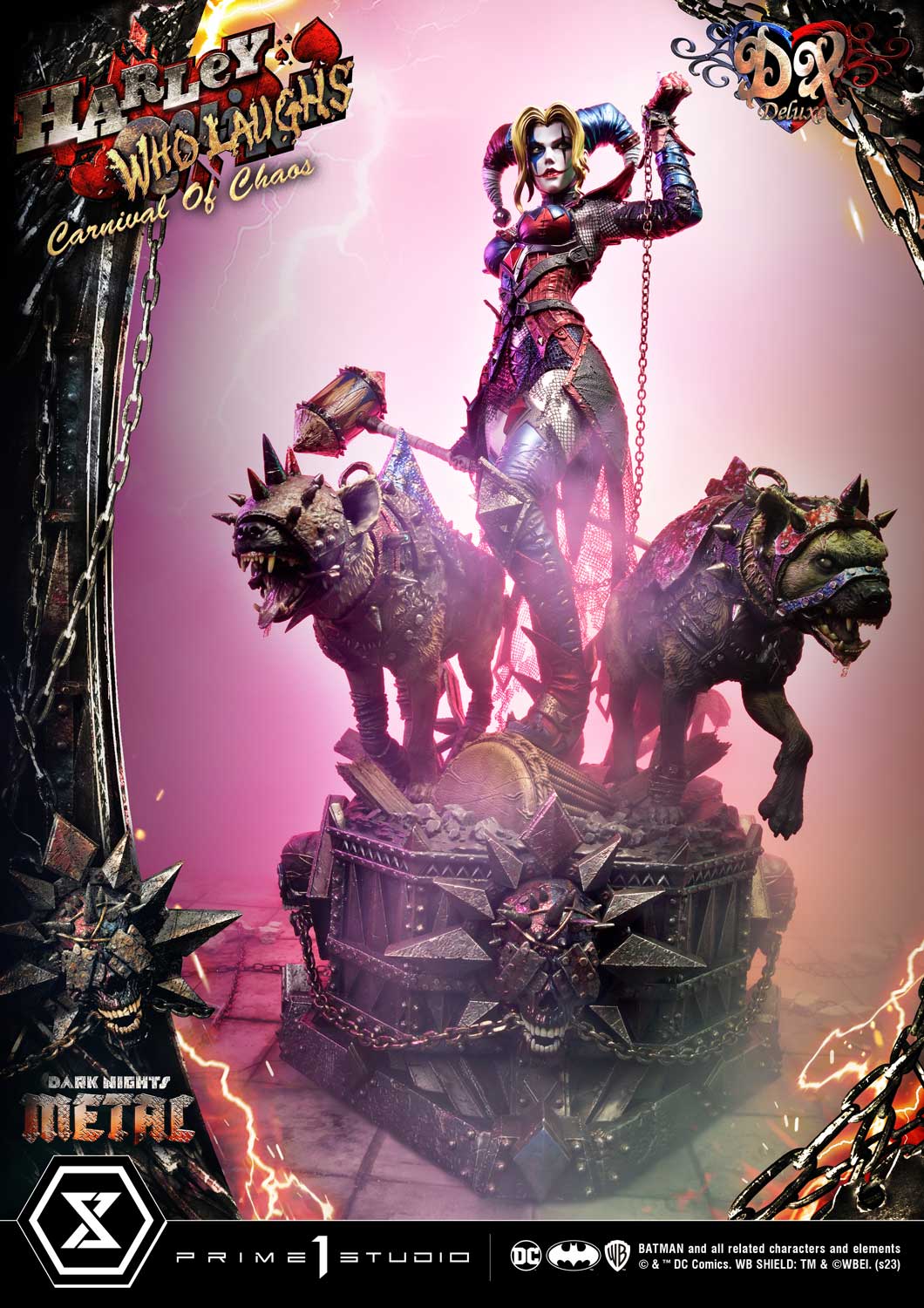 PRE-ORDER Prime1 Studio - Museum Masterline - Dark Nights: Metal (Comics) - Harley Quinn Who Laughs: Deluxe Ver. 1/3
