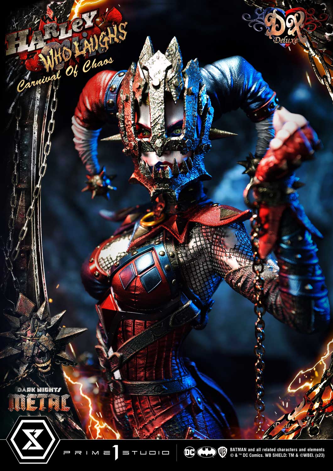 PRE-ORDER Prime1 Studio - Museum Masterline - Dark Nights: Metal (Comics) - Harley Quinn Who Laughs: Deluxe Ver. 1/3