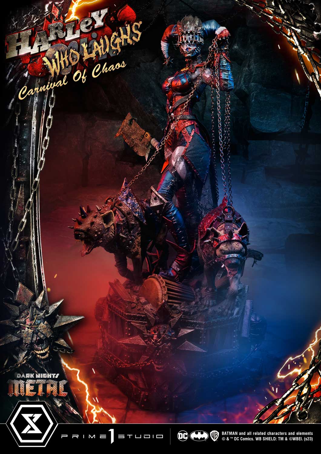 PRE-ORDER Prime1 Studio - Museum Masterline - Dark Nights: Metal (Comics) - Harley Quinn Who Laughs: Deluxe Ver. 1/3