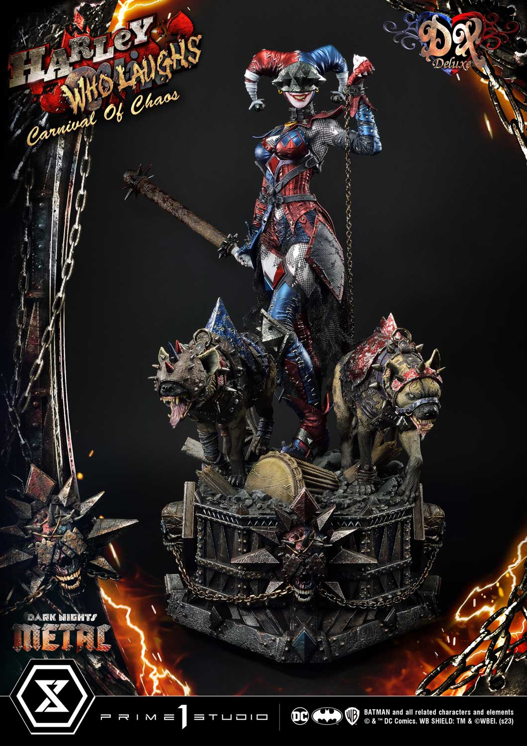 PRE-ORDER Prime1 Studio - Museum Masterline - Dark Nights: Metal (Comics) - Harley Quinn Who Laughs: Deluxe Ver. 1/3