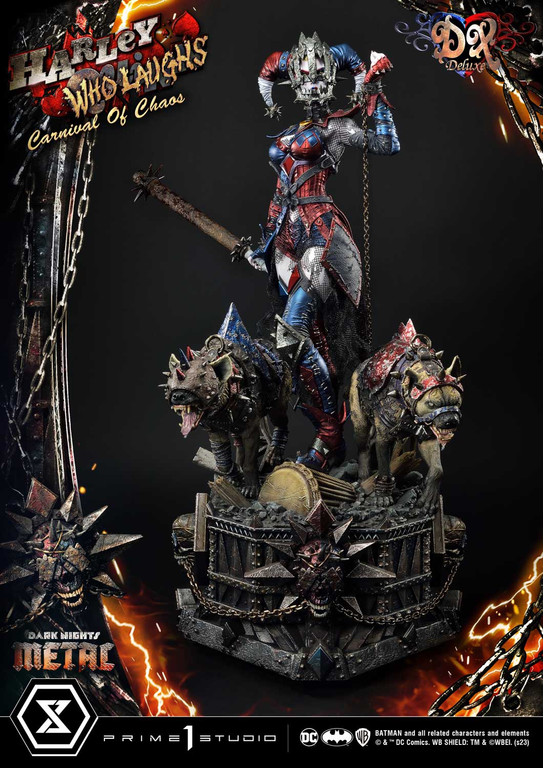 PRE-ORDER Prime1 Studio - Museum Masterline - Dark Nights: Metal (Comics) - Harley Quinn Who Laughs: Deluxe Ver. 1/3