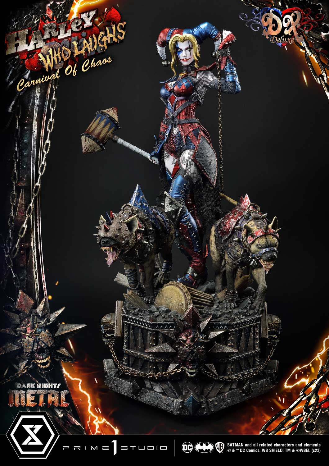 PRE-ORDER Prime1 Studio - Museum Masterline - Dark Nights: Metal (Comics) - Harley Quinn Who Laughs: Deluxe Ver. 1/3