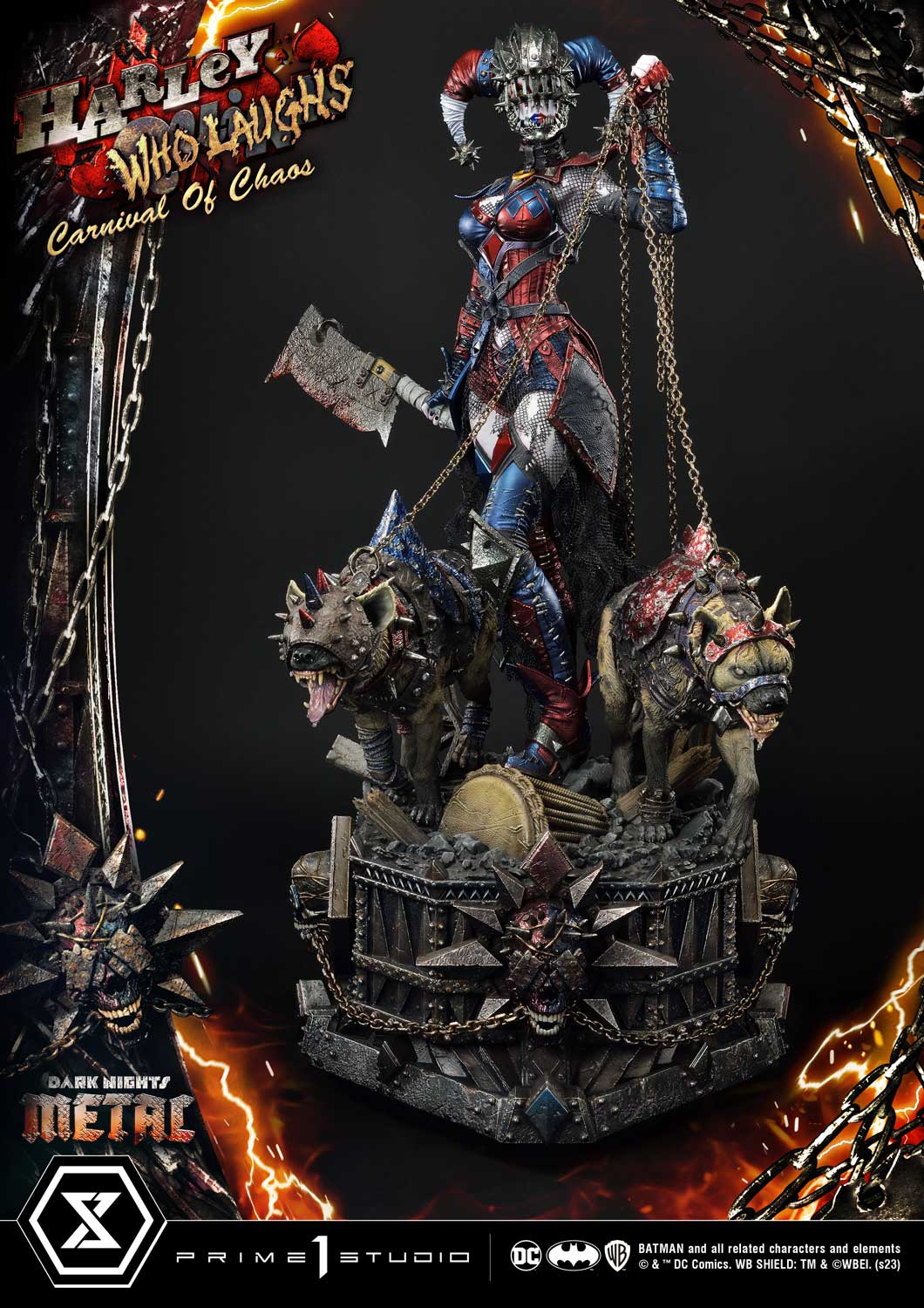 PRE-ORDER Prime1 Studio - Museum Masterline - Dark Nights: Metal (Comics) - Harley Quinn Who Laughs: Deluxe Ver. 1/3