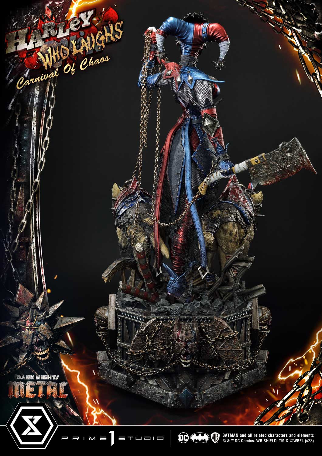 PRE-ORDER Prime1 Studio - Museum Masterline - Dark Nights: Metal (Comics) - Harley Quinn Who Laughs: Deluxe Ver. 1/3