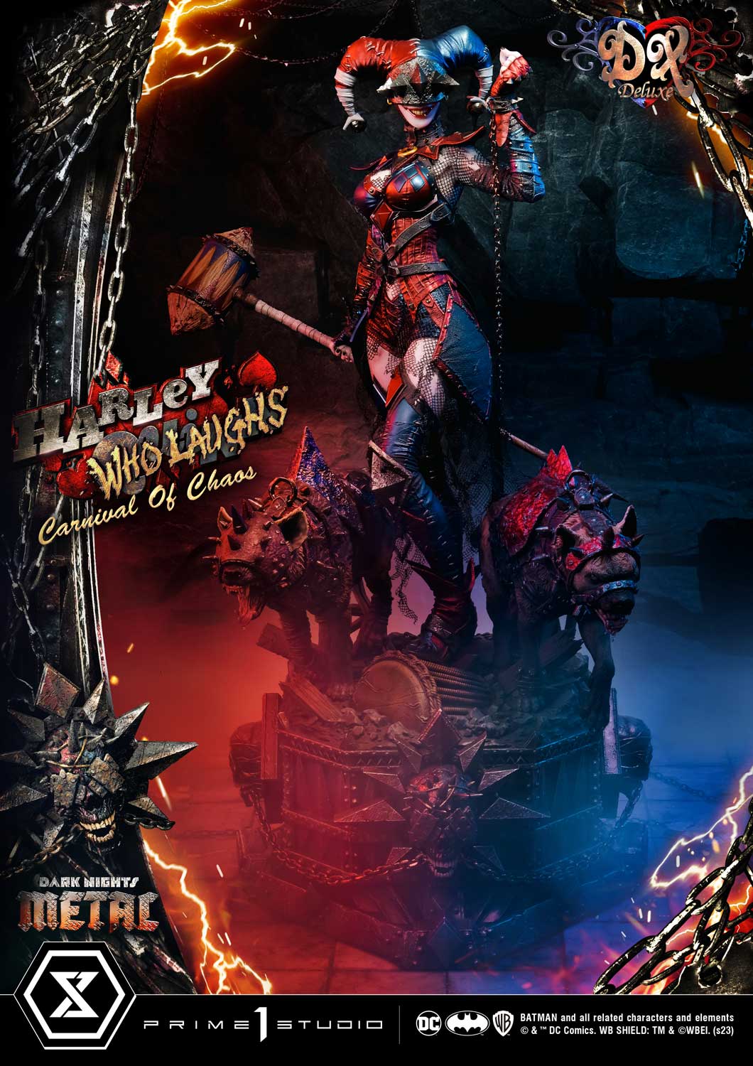 PRE-ORDER Prime1 Studio - Museum Masterline - Dark Nights: Metal (Comics) - Harley Quinn Who Laughs: Deluxe Ver. 1/3