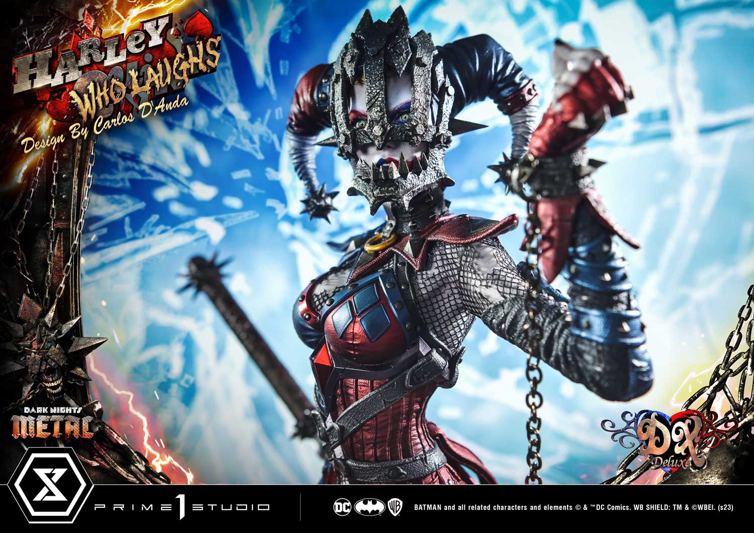 PRE-ORDER Prime1 Studio - Museum Masterline - Dark Nights: Metal (Comics) - Harley Quinn Who Laughs: Deluxe Ver. 1/3
