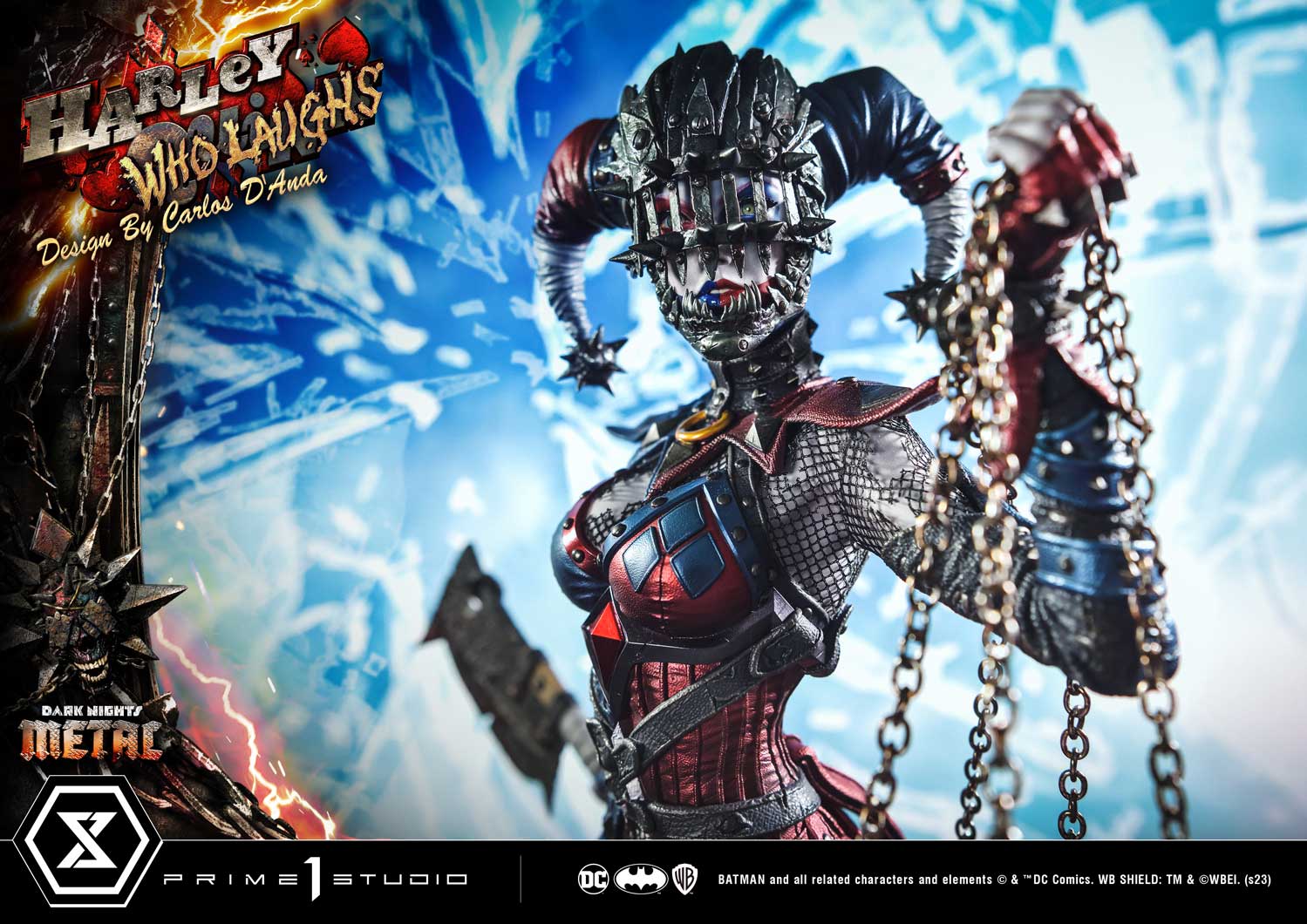 PRE-ORDER Prime1 Studio - Museum Masterline - Dark Nights: Metal (Comics) - Harley Quinn Who Laughs: Deluxe Ver. 1/3