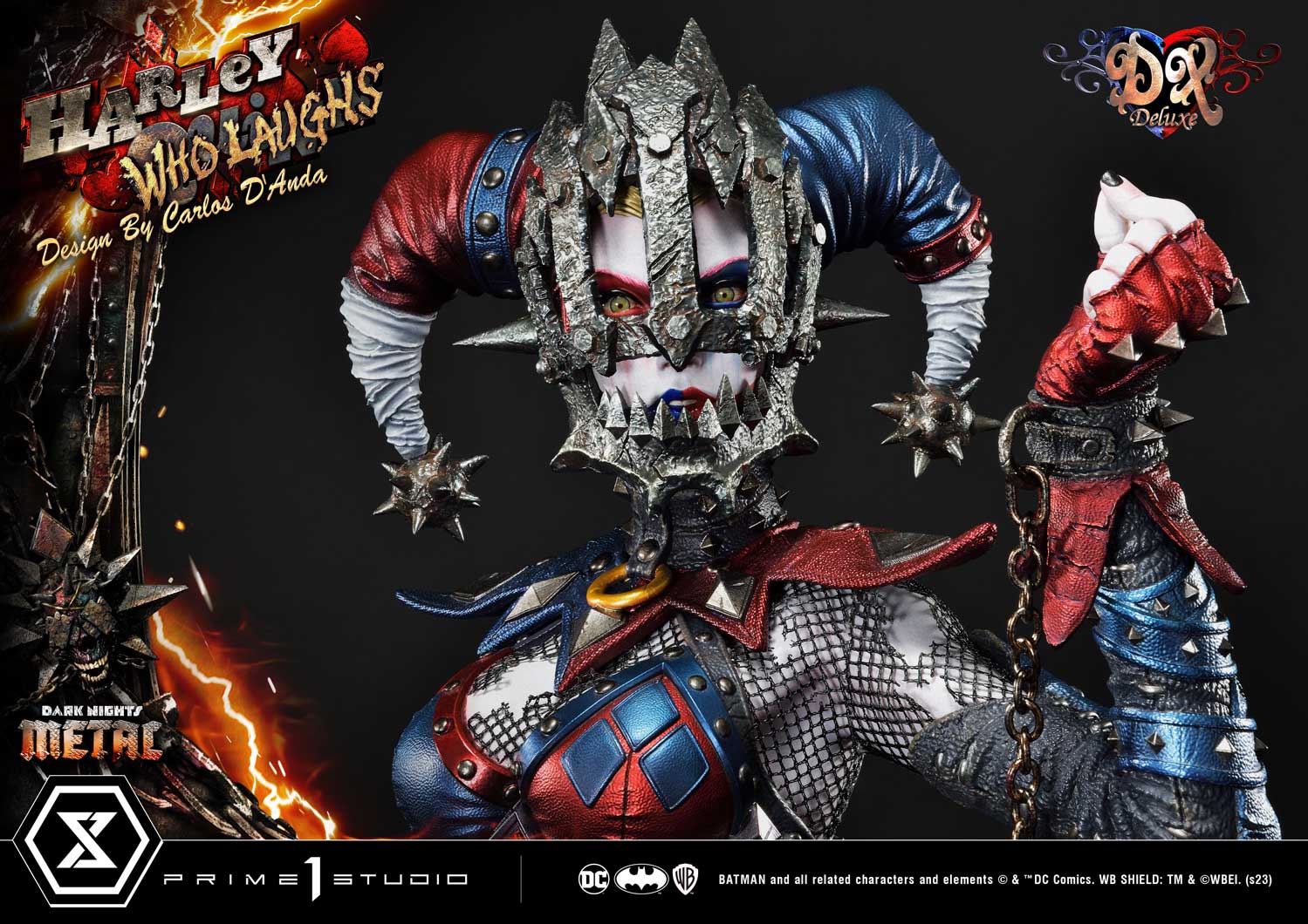 PRE-ORDER Prime1 Studio - Museum Masterline - Dark Nights: Metal (Comics) - Harley Quinn Who Laughs: Deluxe Ver. 1/3