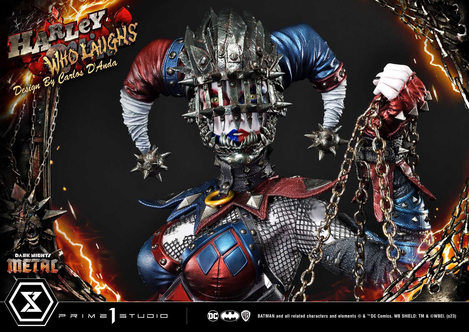 PRE-ORDER Prime1 Studio - Museum Masterline - Dark Nights: Metal (Comics) - Harley Quinn Who Laughs: Deluxe Ver. 1/3