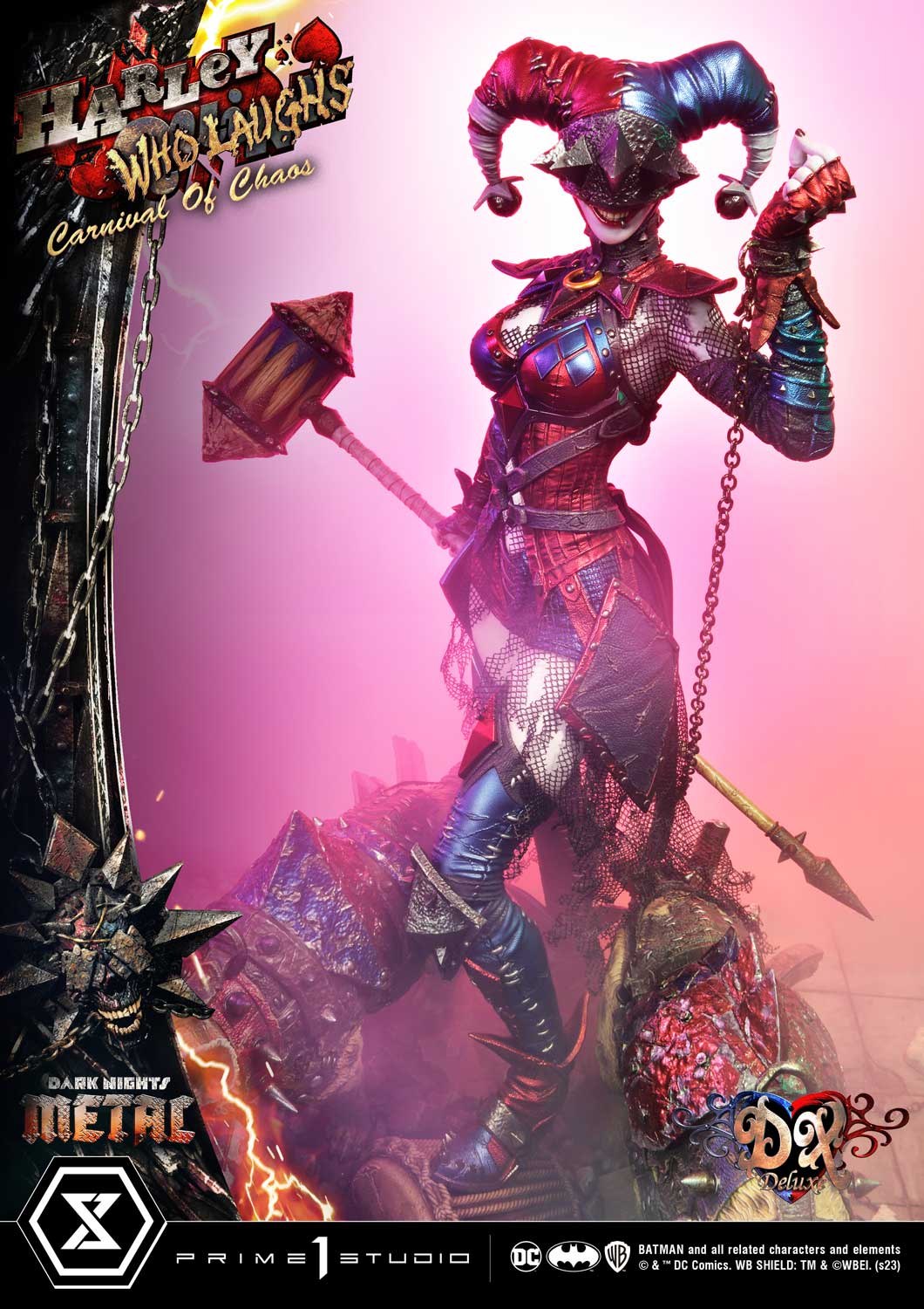 PRE-ORDER Prime1 Studio - Museum Masterline - Dark Nights: Metal (Comics) - Harley Quinn Who Laughs: Deluxe Ver. 1/3