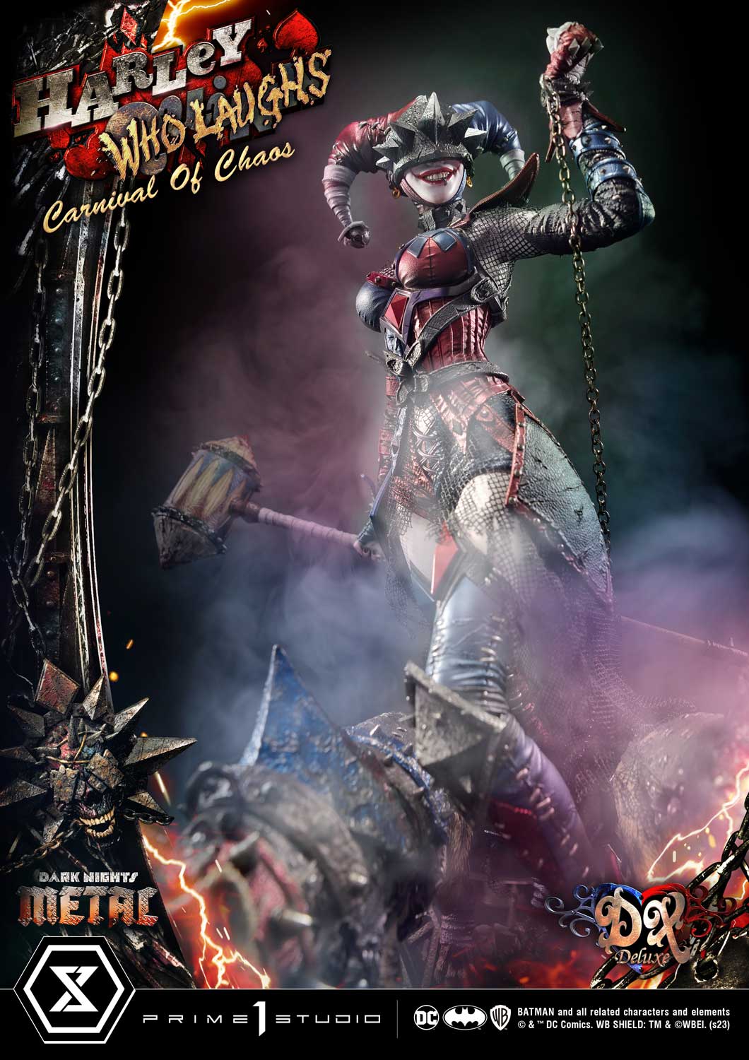 PRE-ORDER Prime1 Studio - Museum Masterline - Dark Nights: Metal (Comics) - Harley Quinn Who Laughs: Deluxe Ver. 1/3