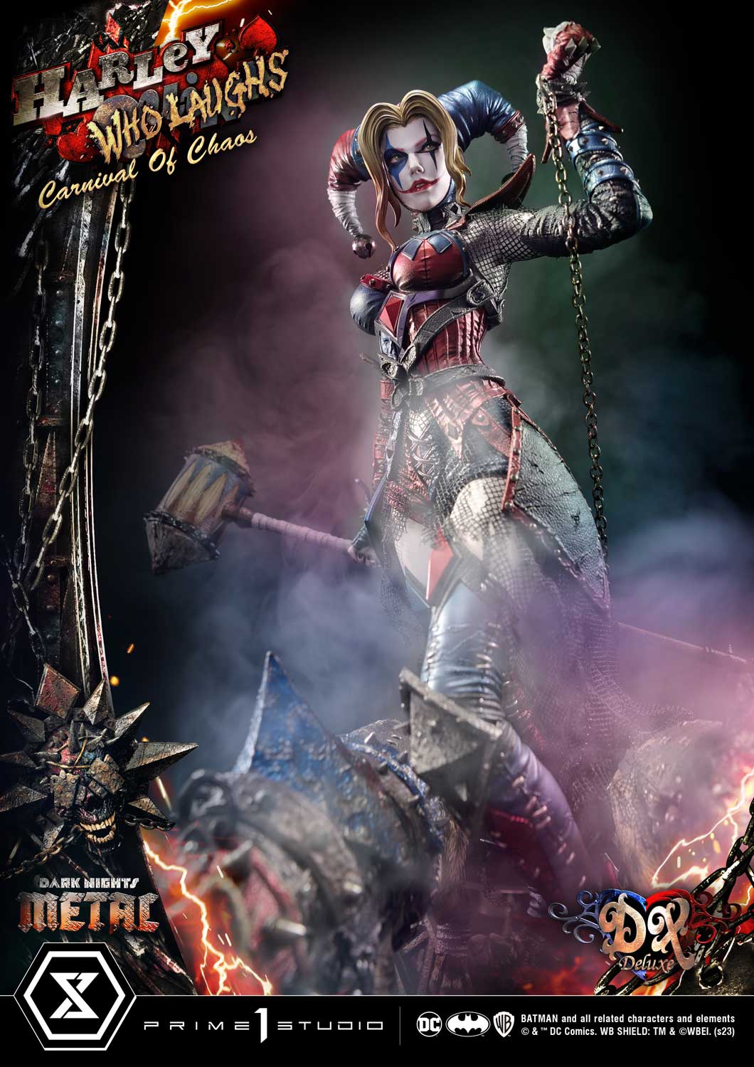 PRE-ORDER Prime1 Studio - Museum Masterline - Dark Nights: Metal (Comics) - Harley Quinn Who Laughs: Deluxe Ver. 1/3