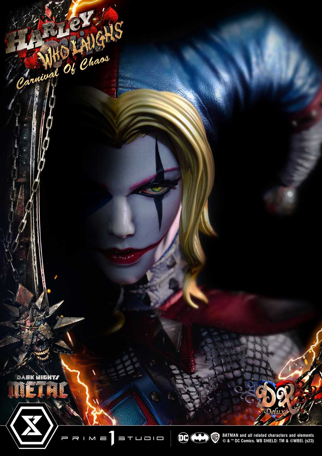 PRE-ORDER Prime1 Studio - Museum Masterline - Dark Nights: Metal (Comics) - Harley Quinn Who Laughs: Deluxe Ver. 1/3