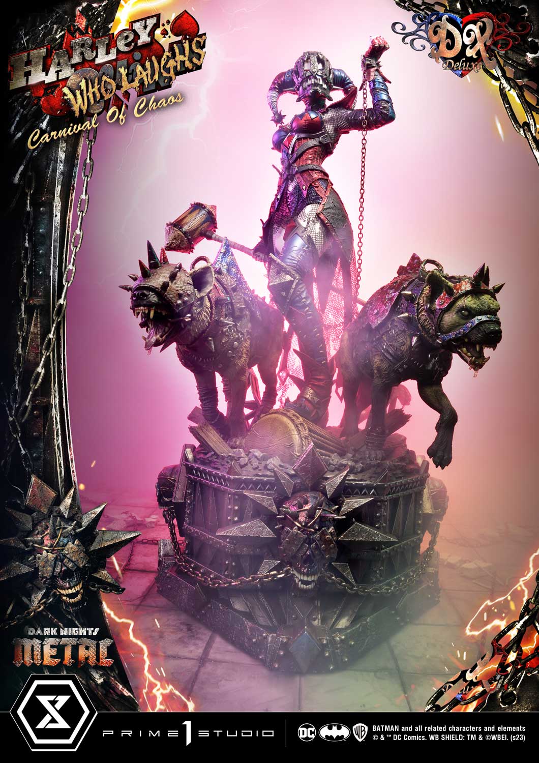 PRE-ORDER Prime1 Studio - Museum Masterline - Dark Nights: Metal (Comics) - Harley Quinn Who Laughs: Deluxe Ver. 1/3