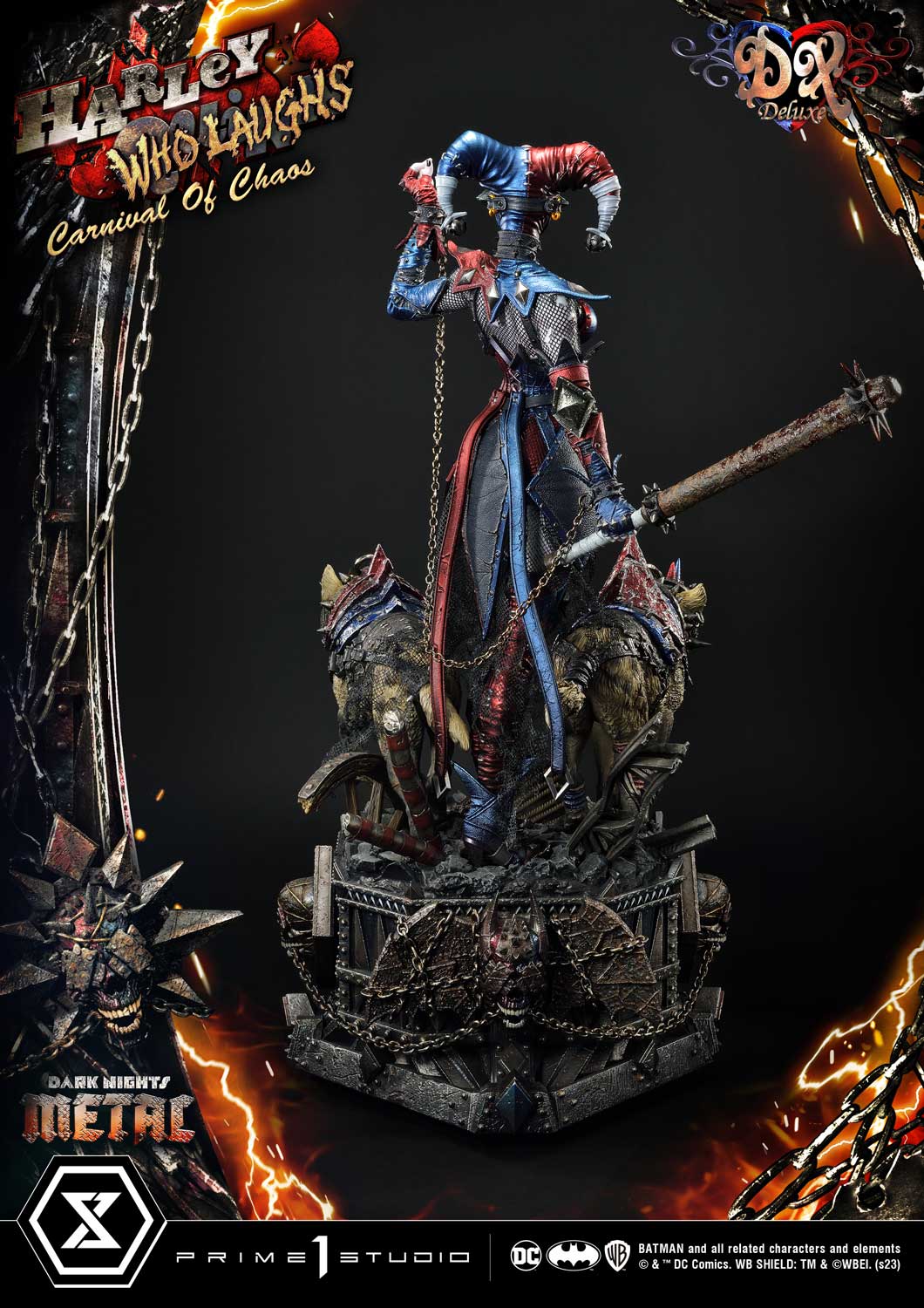 PRE-ORDER Prime1 Studio - Museum Masterline - Dark Nights: Metal (Comics) - Harley Quinn Who Laughs: Deluxe Ver. 1/3