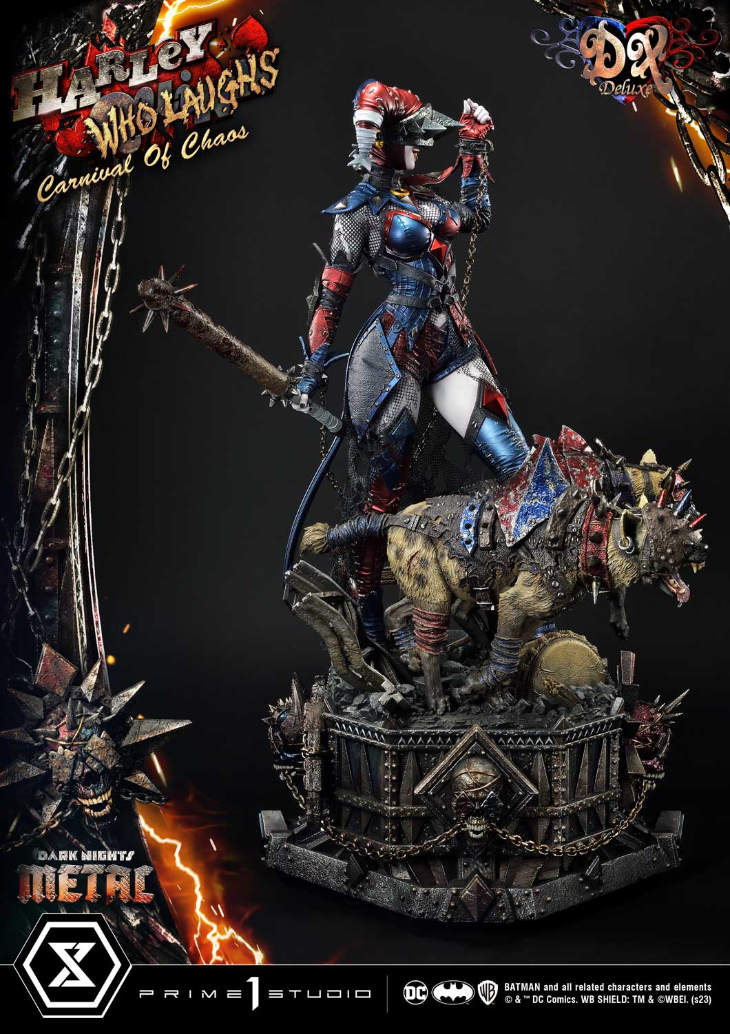 PRE-ORDER Prime1 Studio - Museum Masterline - Dark Nights: Metal (Comics) - Harley Quinn Who Laughs: Deluxe Ver. 1/3