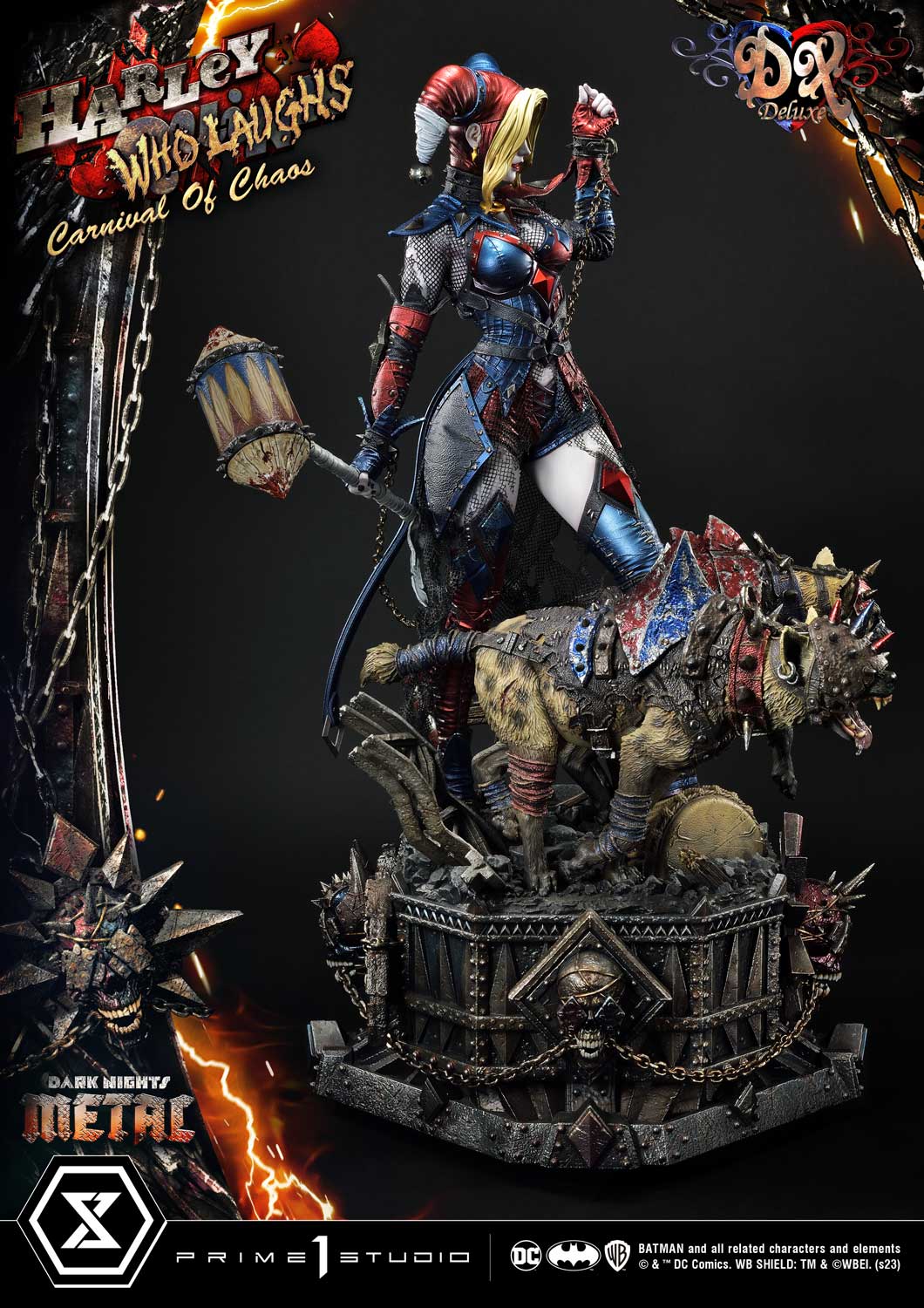 PRE-ORDER Prime1 Studio - Museum Masterline - Dark Nights: Metal (Comics) - Harley Quinn Who Laughs: Deluxe Ver. 1/3