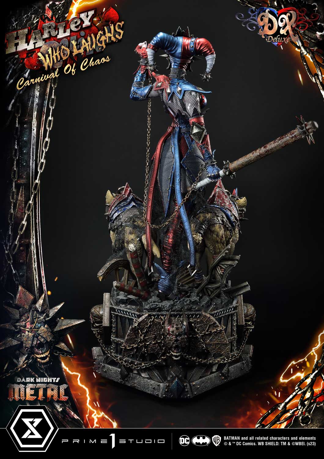 PRE-ORDER Prime1 Studio - Museum Masterline - Dark Nights: Metal (Comics) - Harley Quinn Who Laughs: Deluxe Ver. 1/3