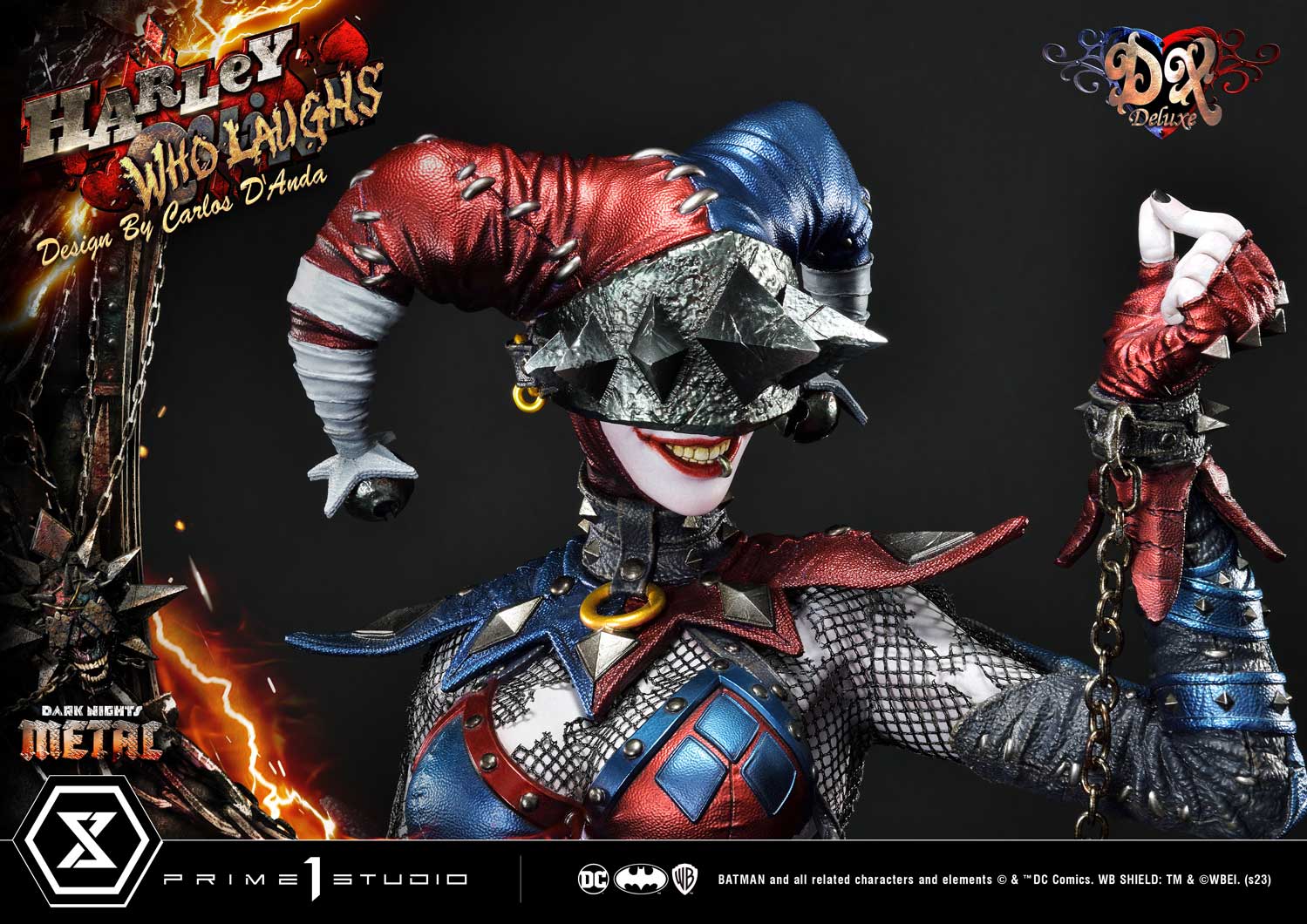 PRE-ORDER Prime1 Studio - Museum Masterline - Dark Nights: Metal (Comics) - Harley Quinn Who Laughs: Deluxe Ver. 1/3