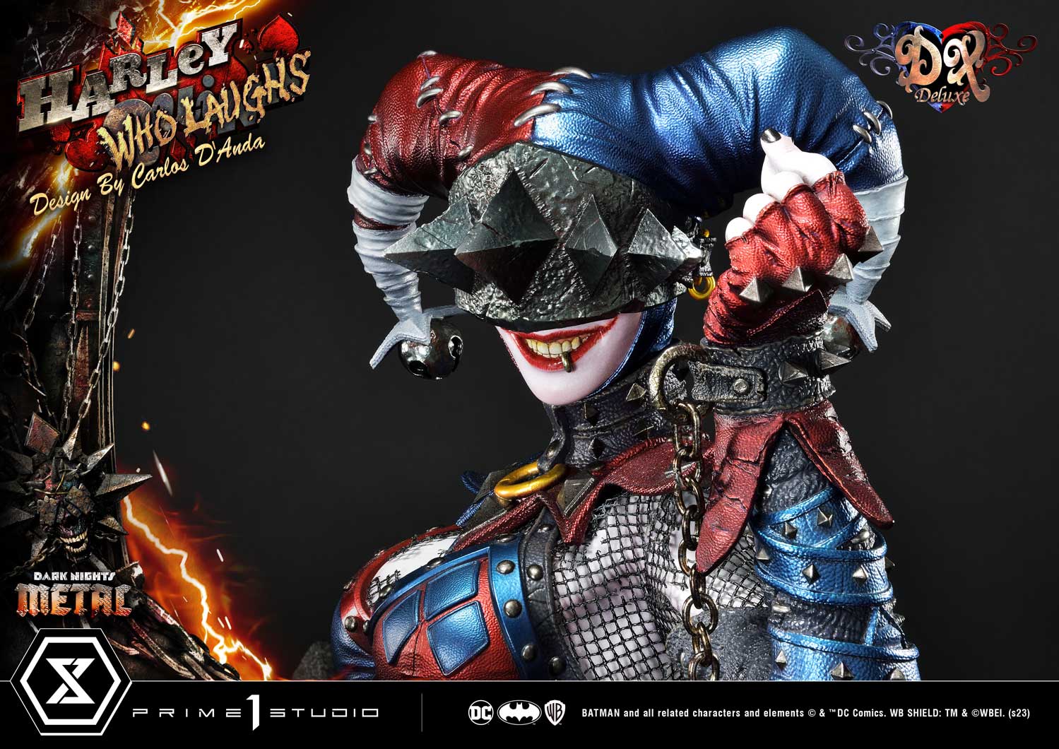 PRE-ORDER Prime1 Studio - Museum Masterline - Dark Nights: Metal (Comics) - Harley Quinn Who Laughs: Deluxe Ver. 1/3