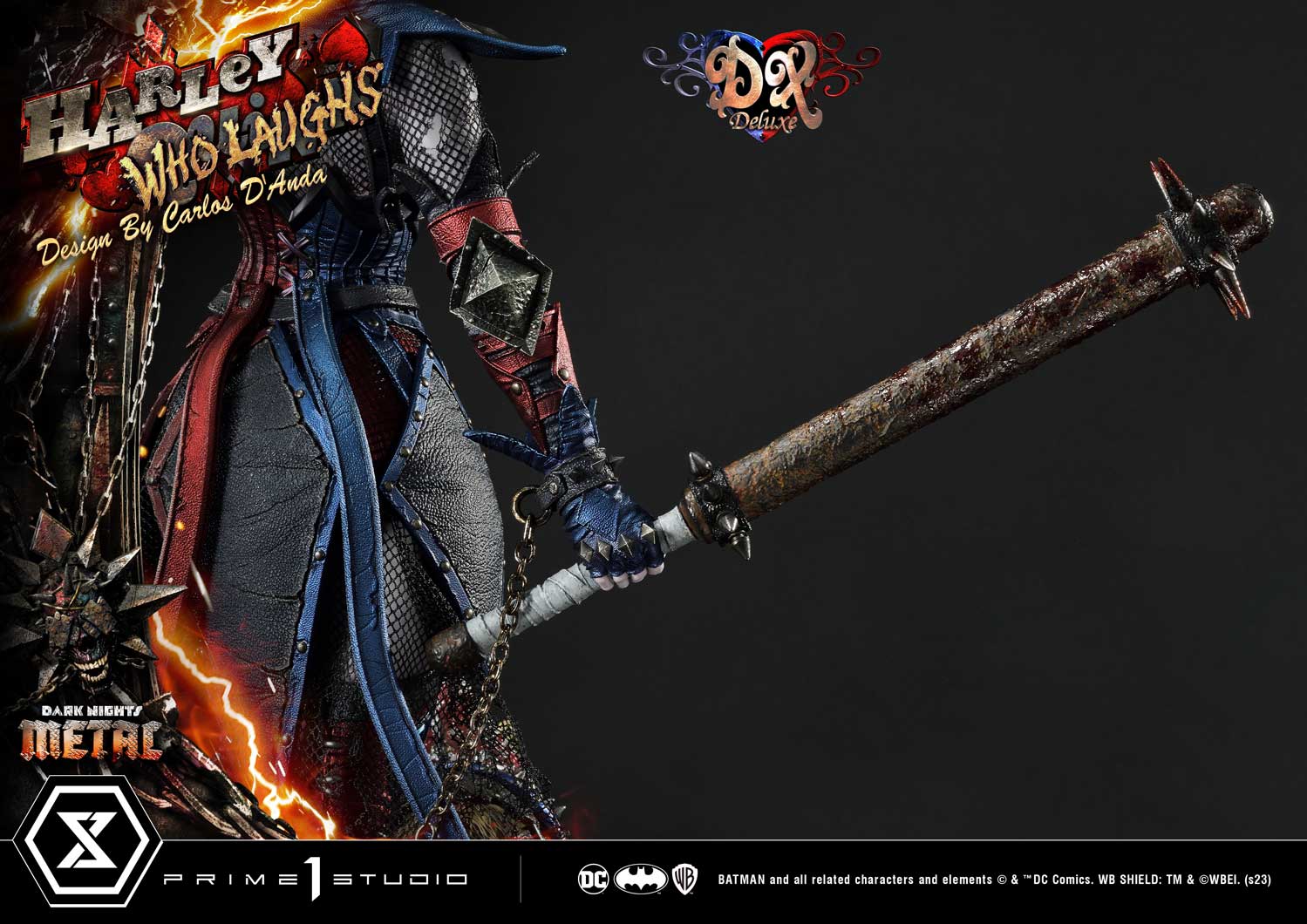 PRE-ORDER Prime1 Studio - Museum Masterline - Dark Nights: Metal (Comics) - Harley Quinn Who Laughs: Deluxe Ver. 1/3