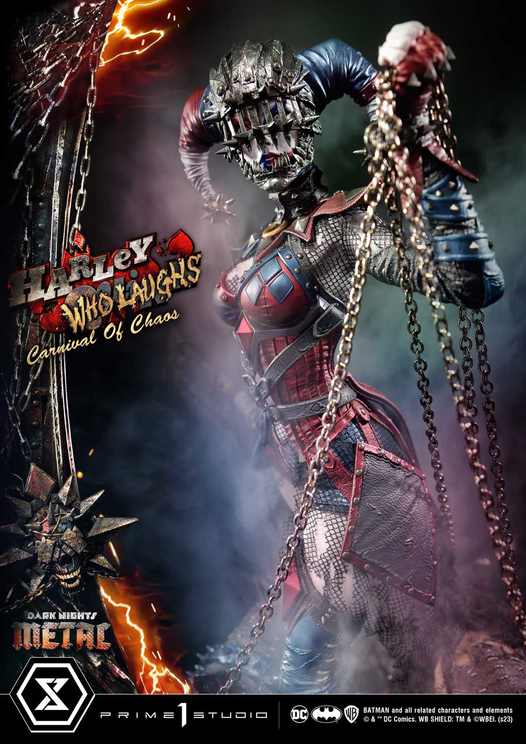 PRE-ORDER Prime1 Studio - Museum Masterline - Dark Nights: Metal (Comics) - Harley Quinn Who Laughs: Deluxe Ver. 1/3