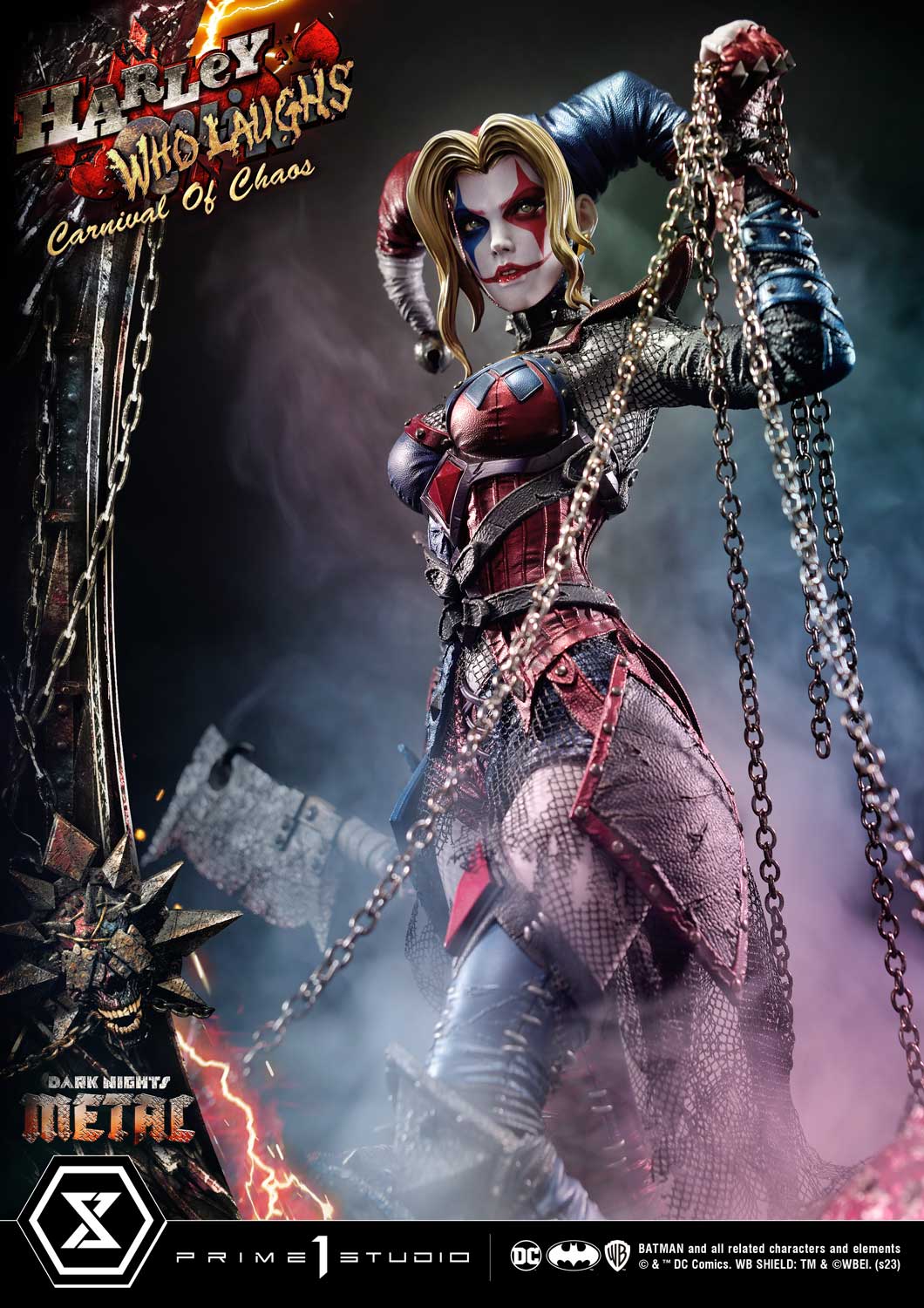 PRE-ORDER Prime1 Studio - Museum Masterline - Dark Nights: Metal (Comics) - Harley Quinn Who Laughs: Deluxe Ver. 1/3