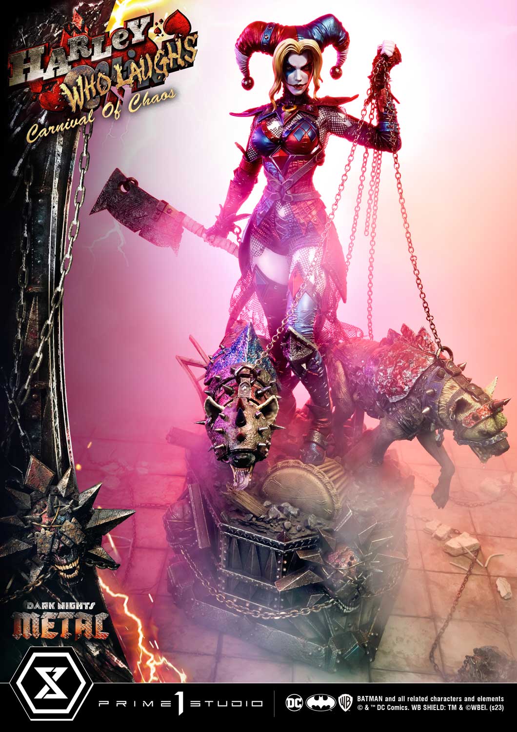 PRE-ORDER Prime1 Studio - Museum Masterline - Dark Nights: Metal (Comics) - Harley Quinn Who Laughs: Deluxe Ver. 1/3