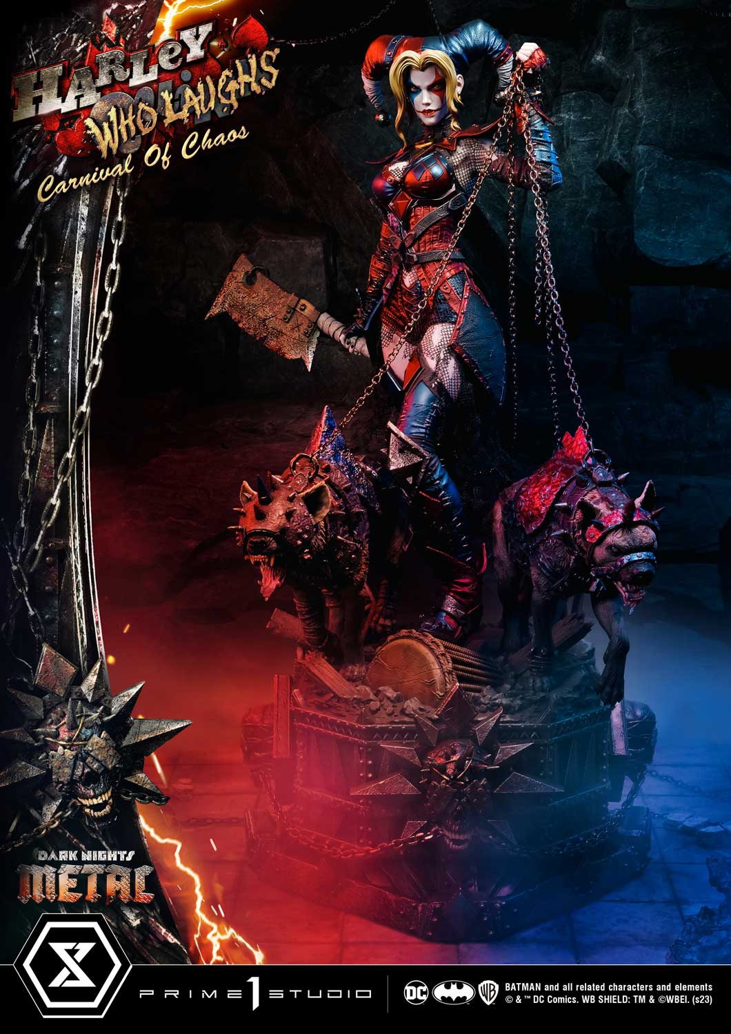 PRE-ORDER Prime1 Studio - Museum Masterline - Dark Nights: Metal (Comics) - Harley Quinn Who Laughs: Deluxe Ver. 1/3
