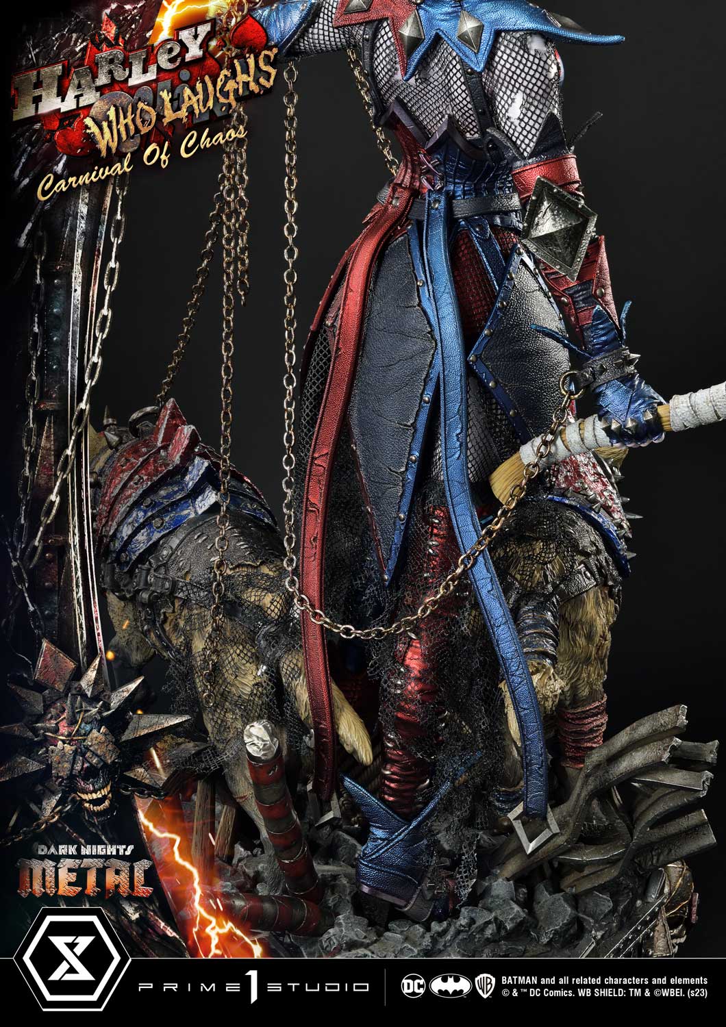 PRE-ORDER Prime1 Studio - Museum Masterline - Dark Nights: Metal (Comics) - Harley Quinn Who Laughs: Deluxe Ver. 1/3