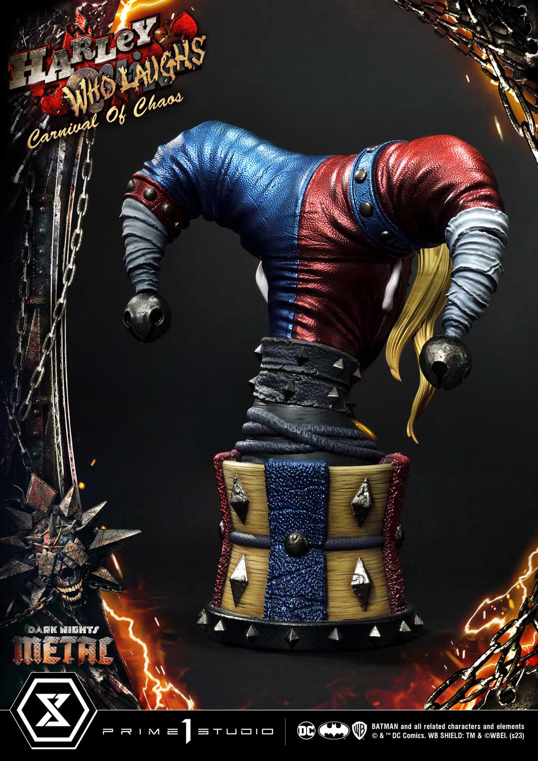 PRE-ORDER Prime1 Studio - Museum Masterline - Dark Nights: Metal (Comics) - Harley Quinn Who Laughs: Deluxe Ver. 1/3