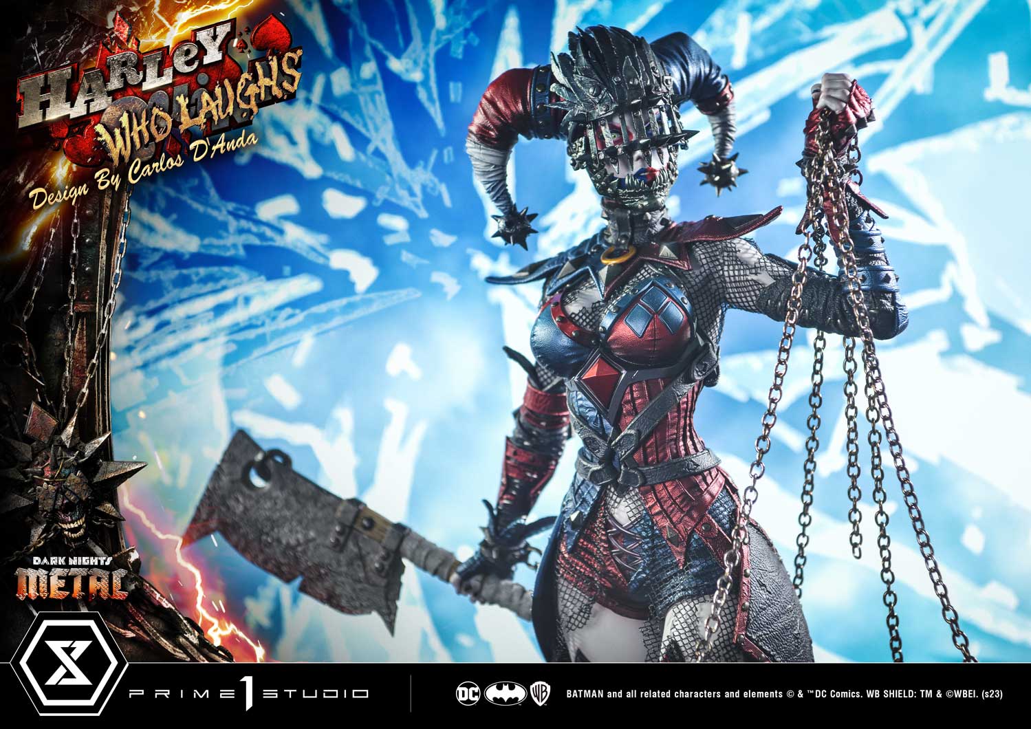 PRE-ORDER Prime1 Studio - Museum Masterline - Dark Nights: Metal (Comics) - Harley Quinn Who Laughs: Deluxe Ver. 1/3