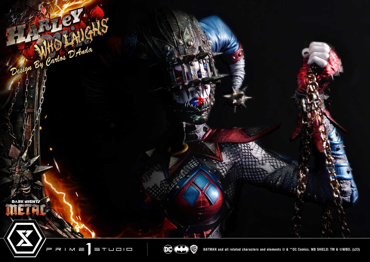 PRE-ORDER Prime1 Studio - Museum Masterline - Dark Nights: Metal (Comics) - Harley Quinn Who Laughs: Deluxe Ver. 1/3