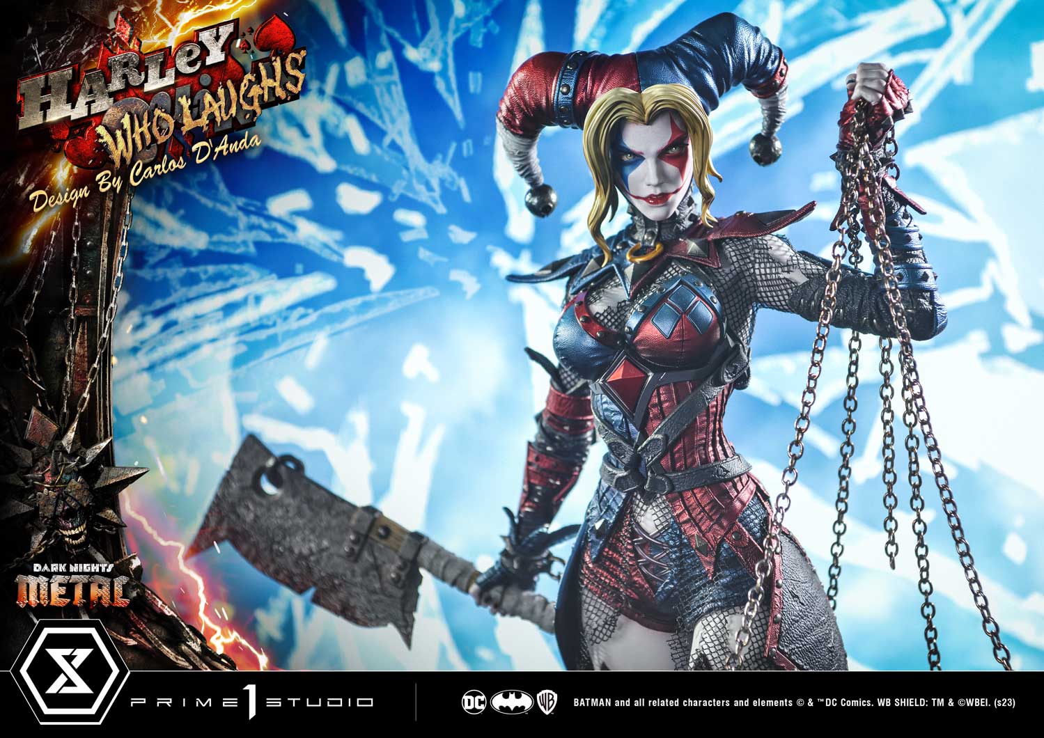 PRE-ORDER Prime1 Studio - Museum Masterline - Dark Nights: Metal (Comics) - Harley Quinn Who Laughs: Deluxe Ver. 1/3