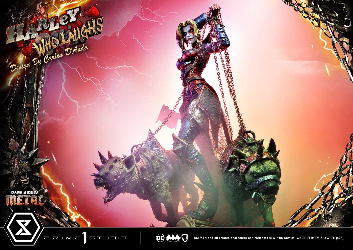 PRE-ORDER Prime1 Studio - Museum Masterline - Dark Nights: Metal (Comics) - Harley Quinn Who Laughs: Deluxe Ver. 1/3