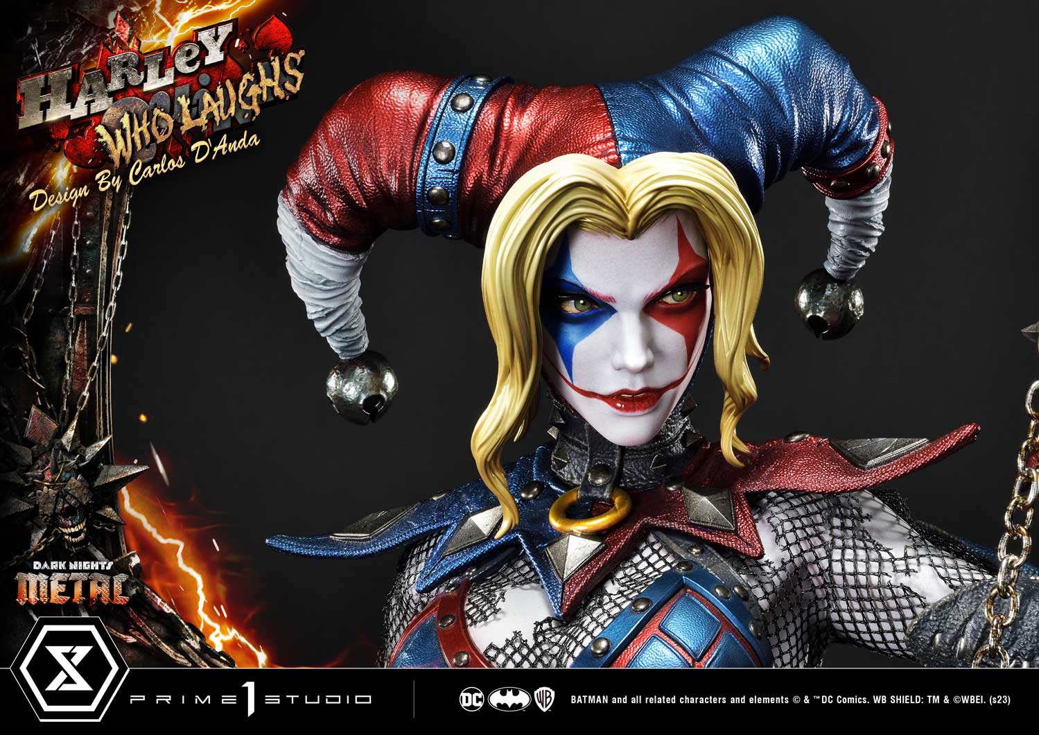 PRE-ORDER Prime1 Studio - Museum Masterline - Dark Nights: Metal (Comics) - Harley Quinn Who Laughs: Deluxe Ver. 1/3