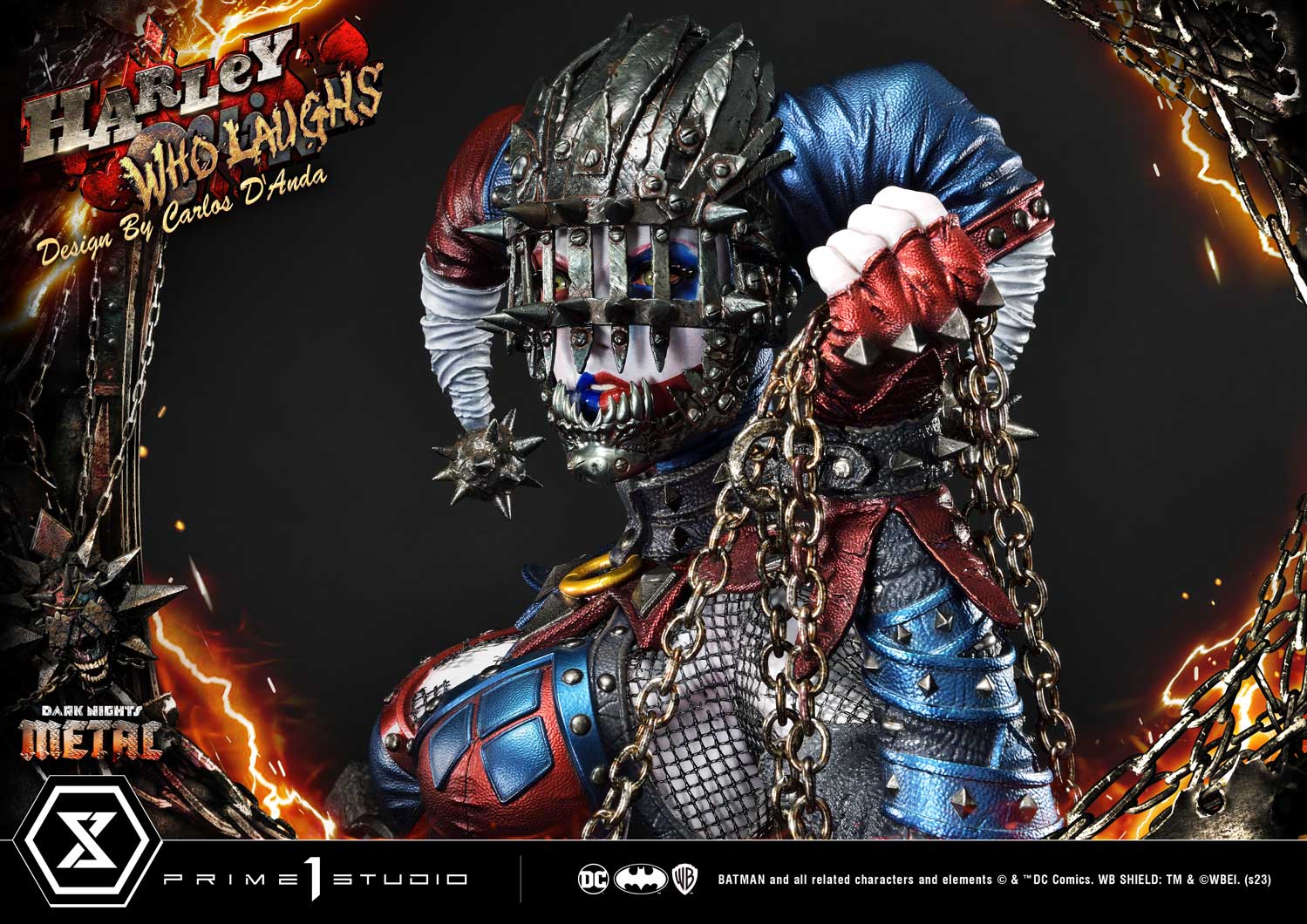 PRE-ORDER Prime1 Studio - Museum Masterline - Dark Nights: Metal (Comics) - Harley Quinn Who Laughs: Deluxe Ver. 1/3