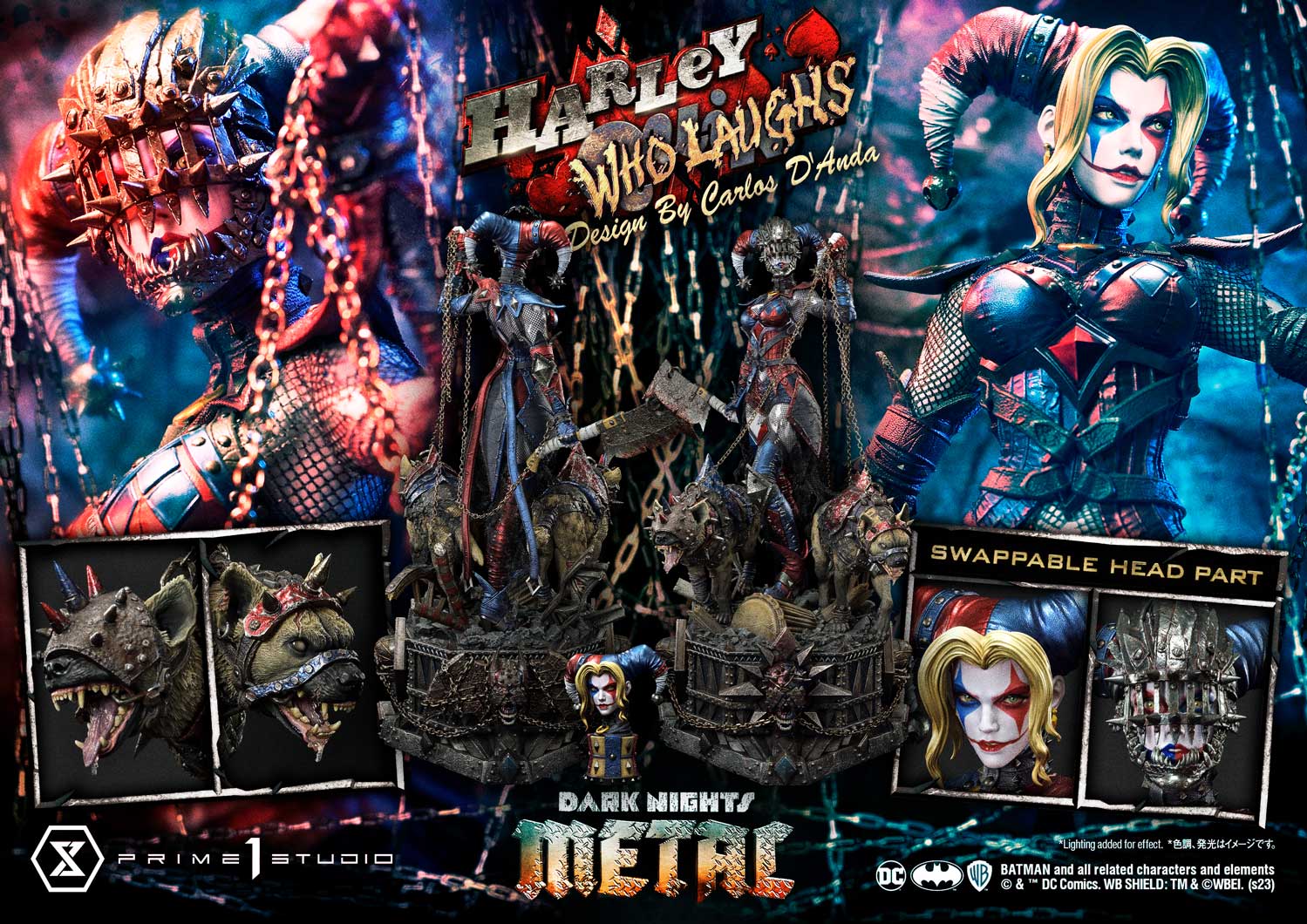 PRE-ORDER Prime1 Studio - Museum Masterline - Dark Nights: Metal (Comics) - Harley Quinn Who Laughs 1/3