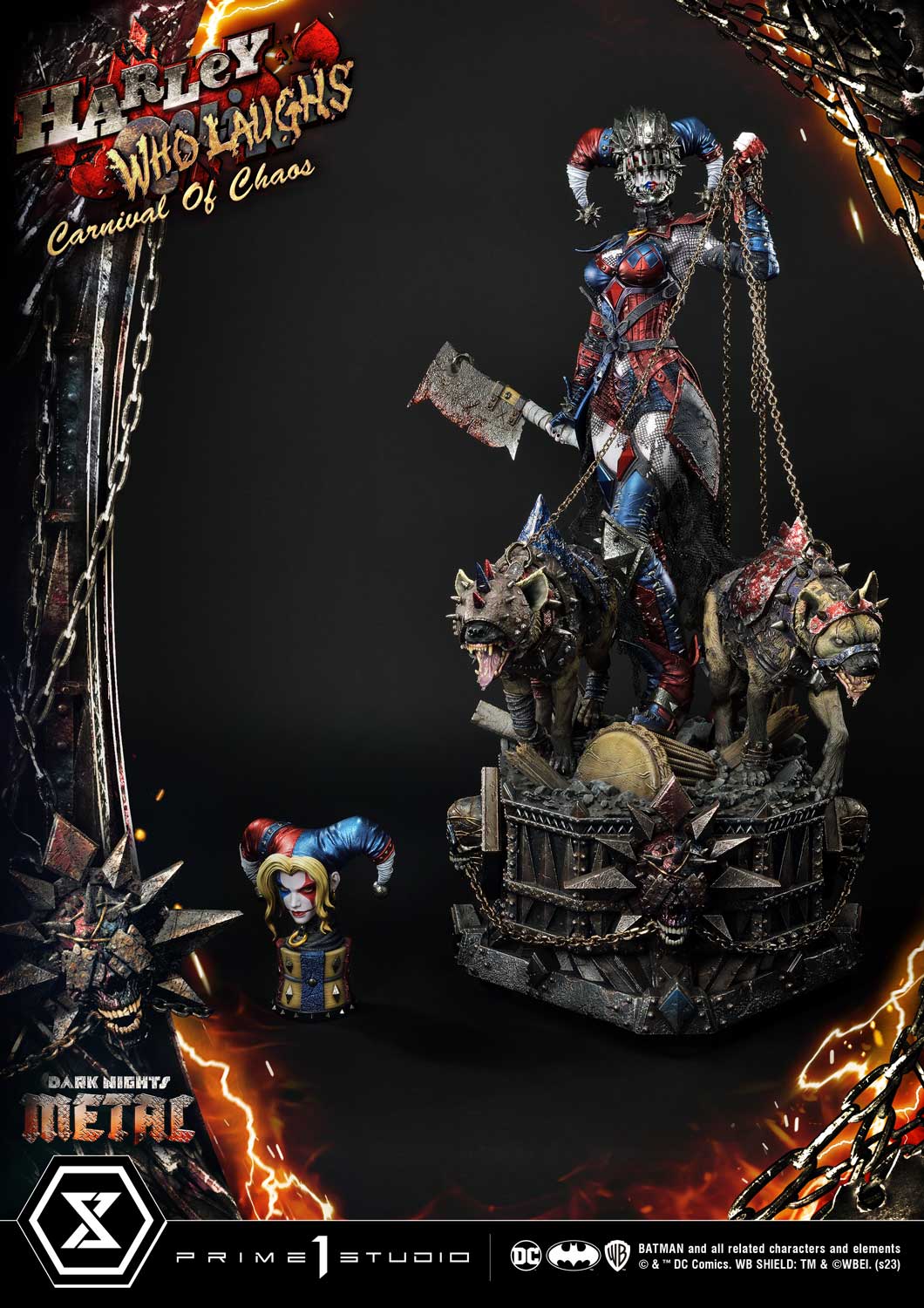 PRE-ORDER Prime1 Studio - Museum Masterline - Dark Nights: Metal (Comics) - Harley Quinn Who Laughs 1/3