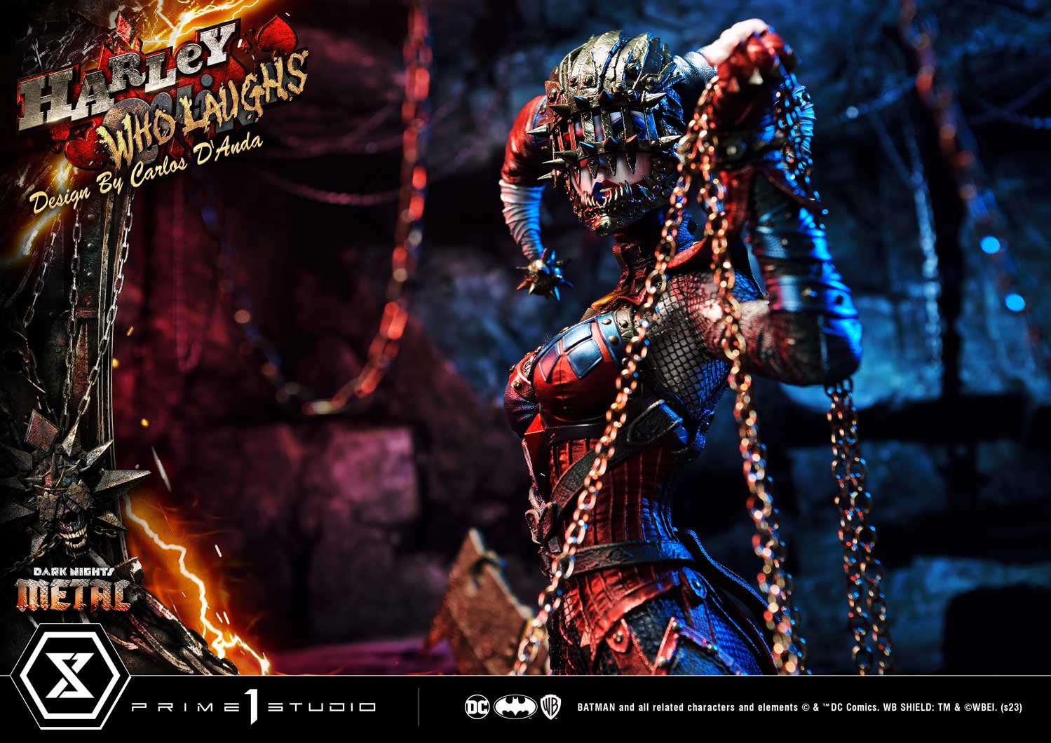 PRE-ORDER Prime1 Studio - Museum Masterline - Dark Nights: Metal (Comics) - Harley Quinn Who Laughs 1/3